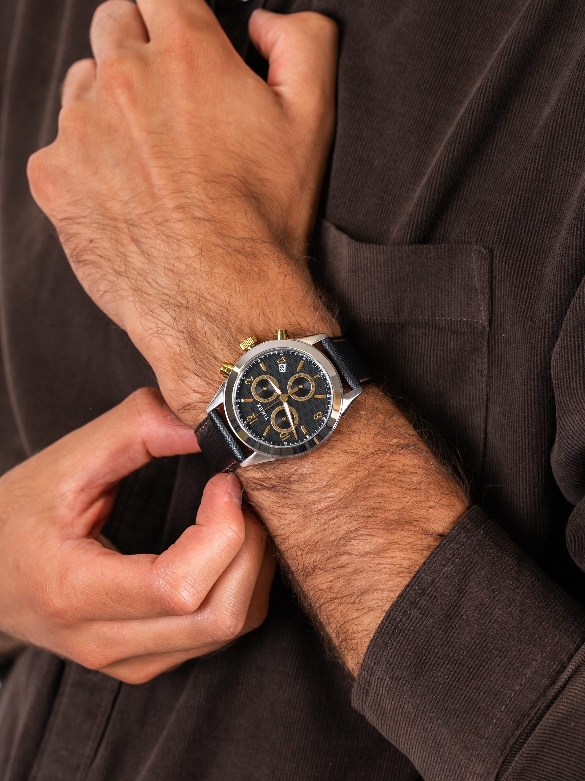 zegarek Timex TW2R90700 Torrington męski z chronograf Torrington - miniatura 3
