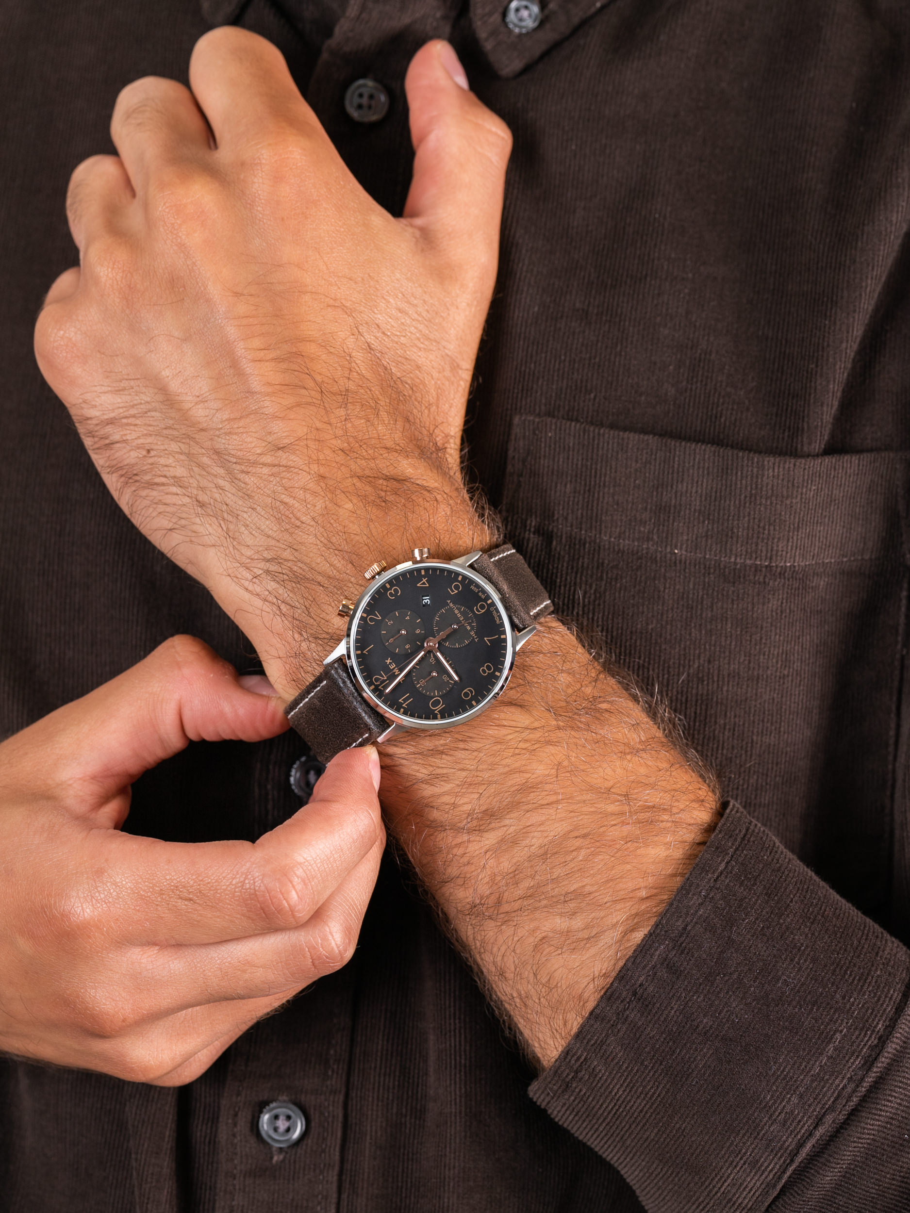 zegarek Timex TW2T71500 The Waterbury męski z chronograf Waterbury - miniatura 3