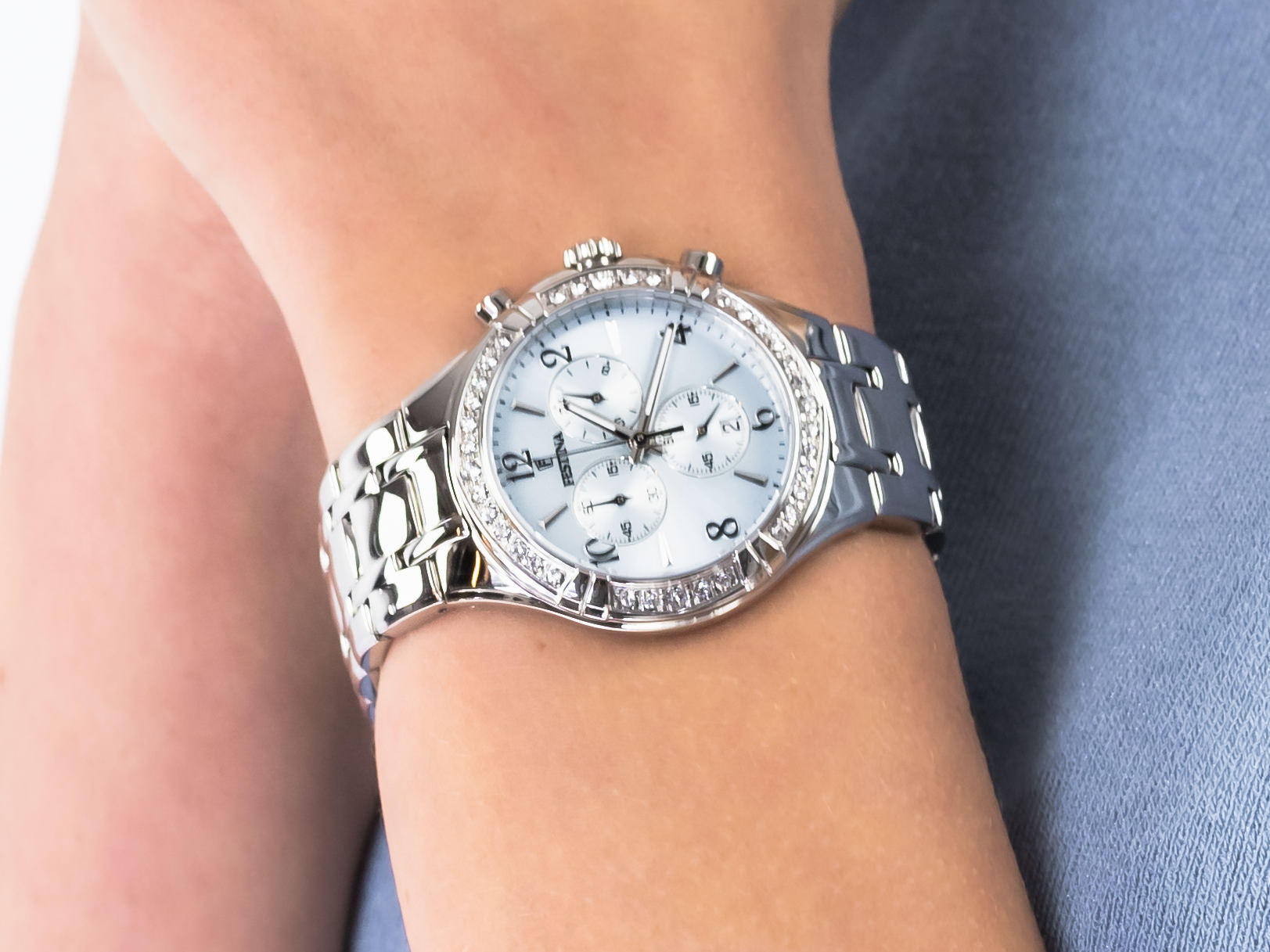 Zegarek Festina Boyfriend Chronograph - damski  - miniatura 4