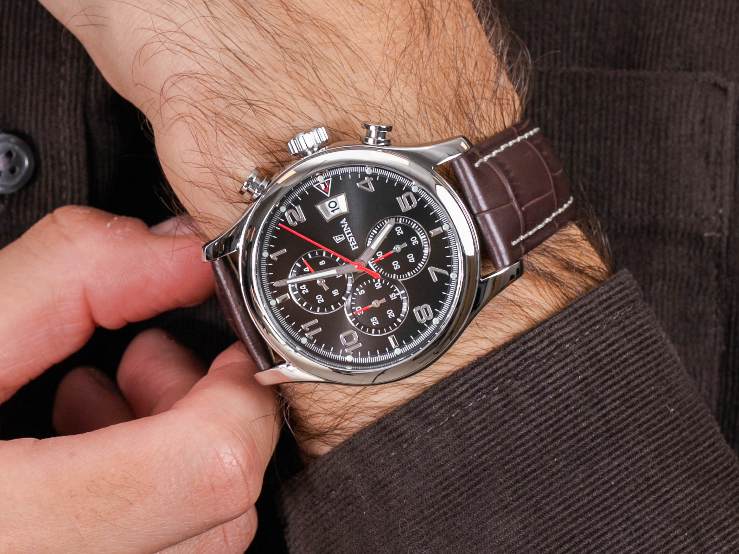 Zegarek Festina Timeless Chronograph - męski  - miniatura 4