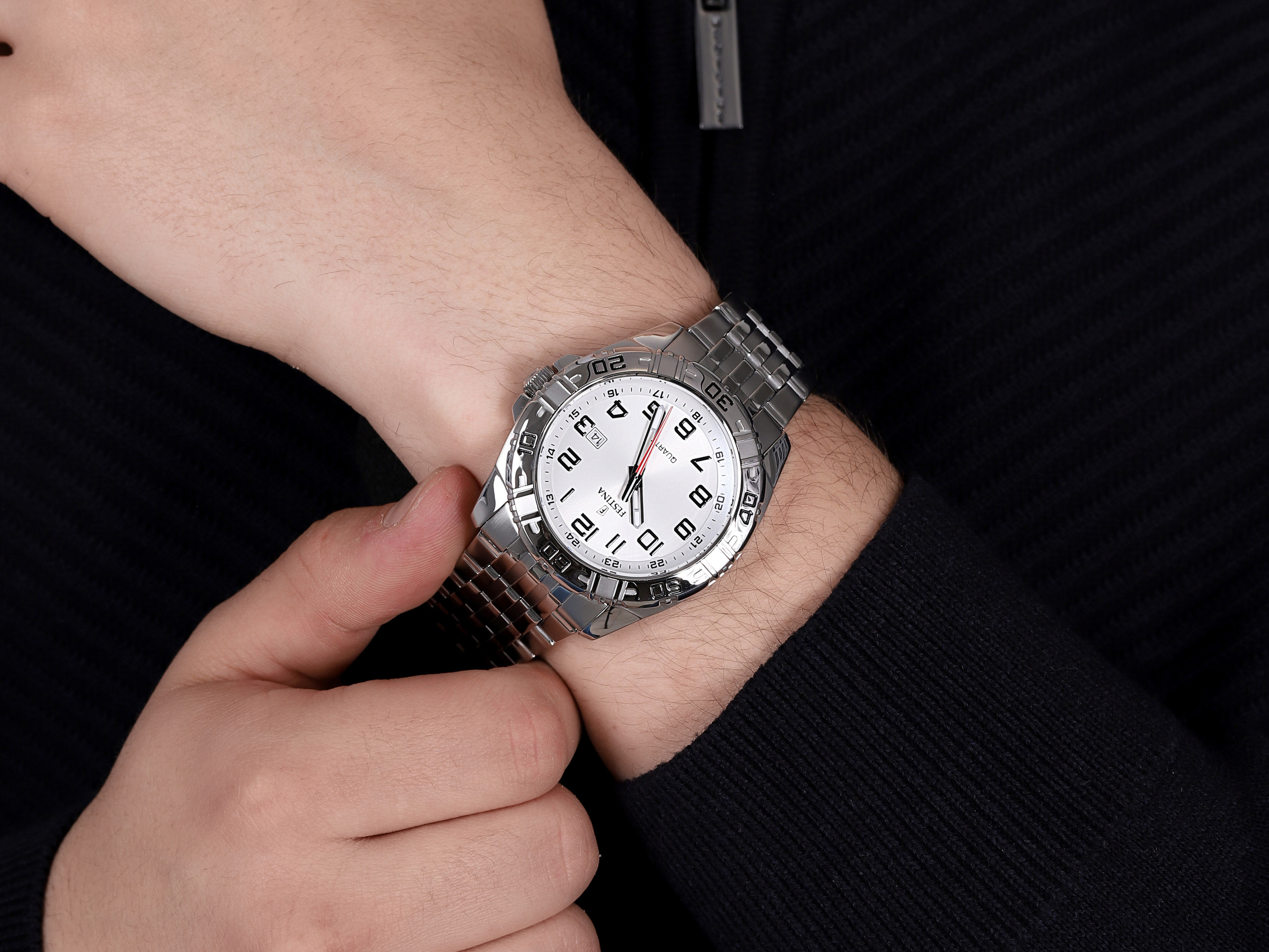 zegarek Festina F16495-1 kwarcowy męski Classic Classic - miniatura 4