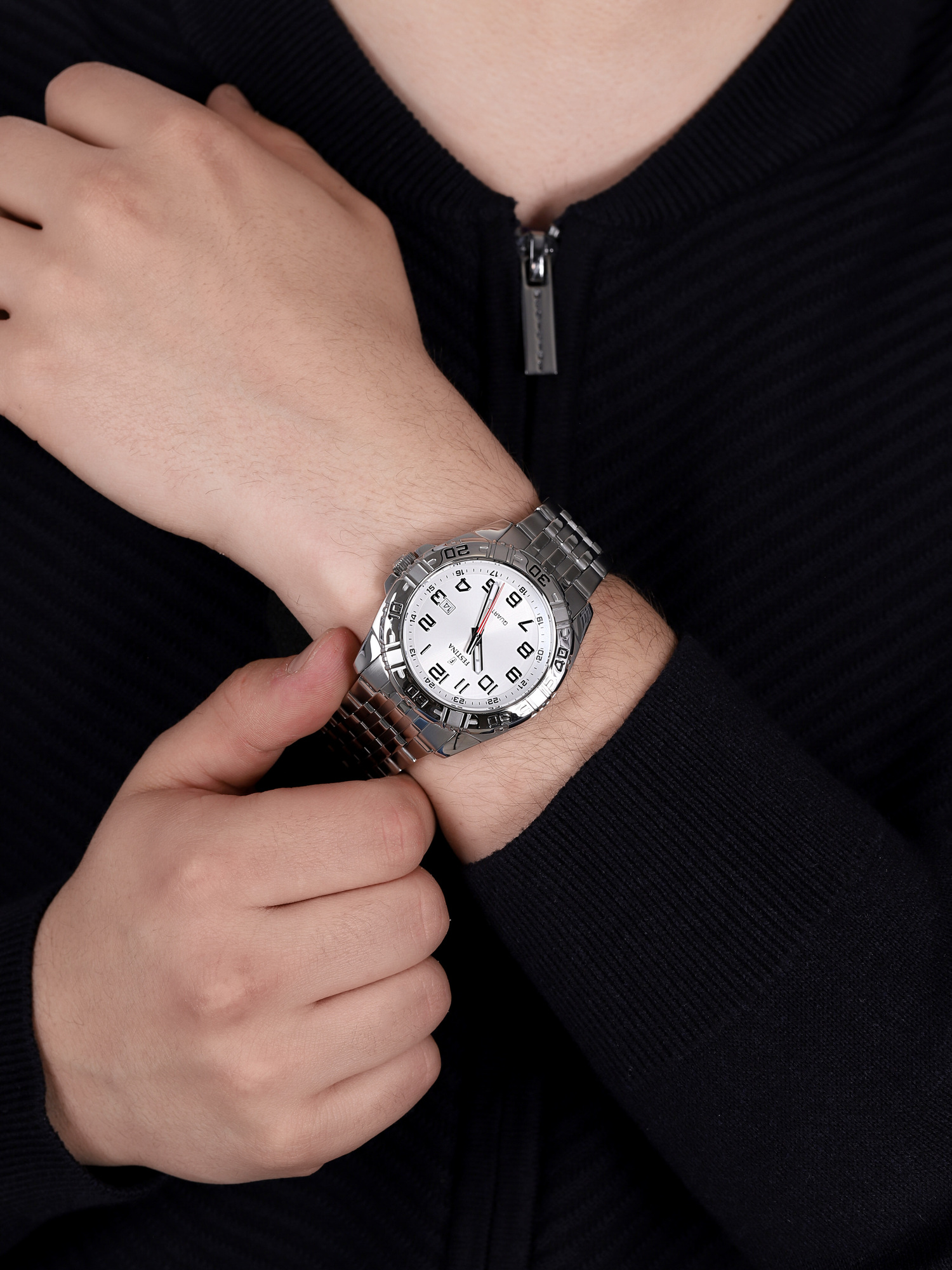 zegarek Festina F16495-1 srebrny Classic - miniatura 3