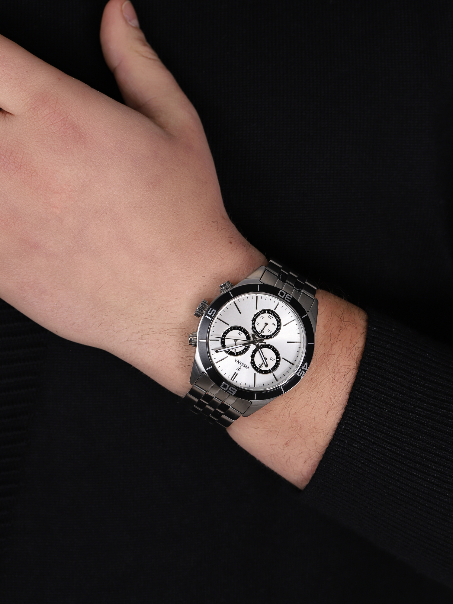 zegarek Festina F16762-1 Chronograph męski z chronograf Chronograf - miniatura 3