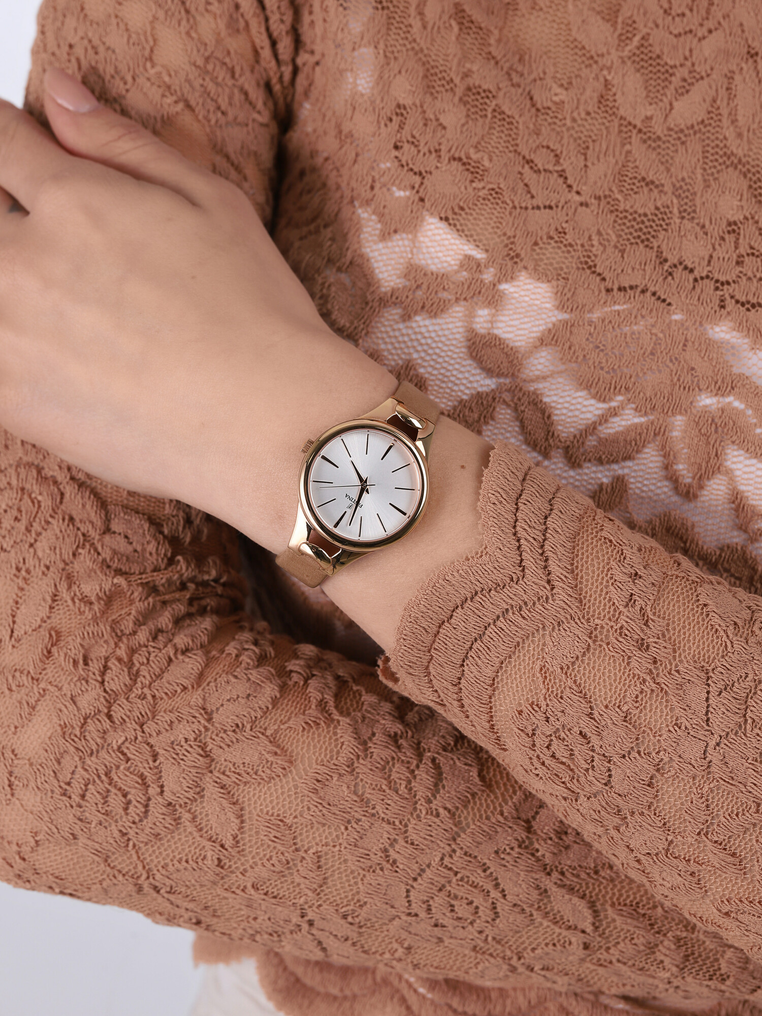 zegarek Festina F16956-1 różowe złoto Mademoiselle - miniatura 3
