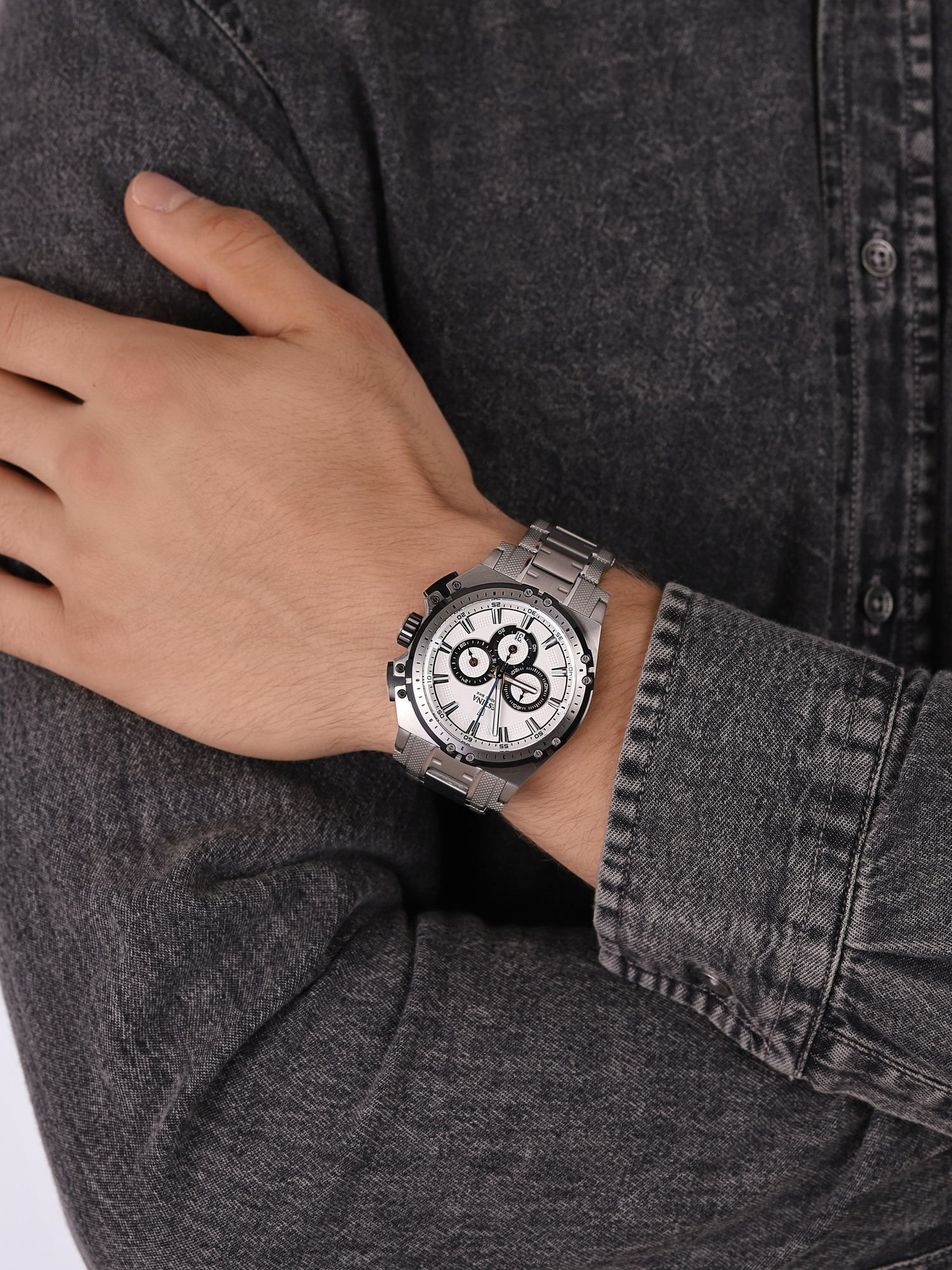 zegarek Festina F16968-1 Chrono Bike męski z chronograf Chrono Bike - miniatura 3