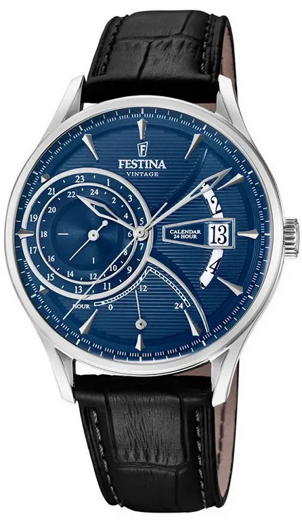 Festina F16985-3 Multifunction Multifunction Dual-Time Vintage - zdjęcie 1
