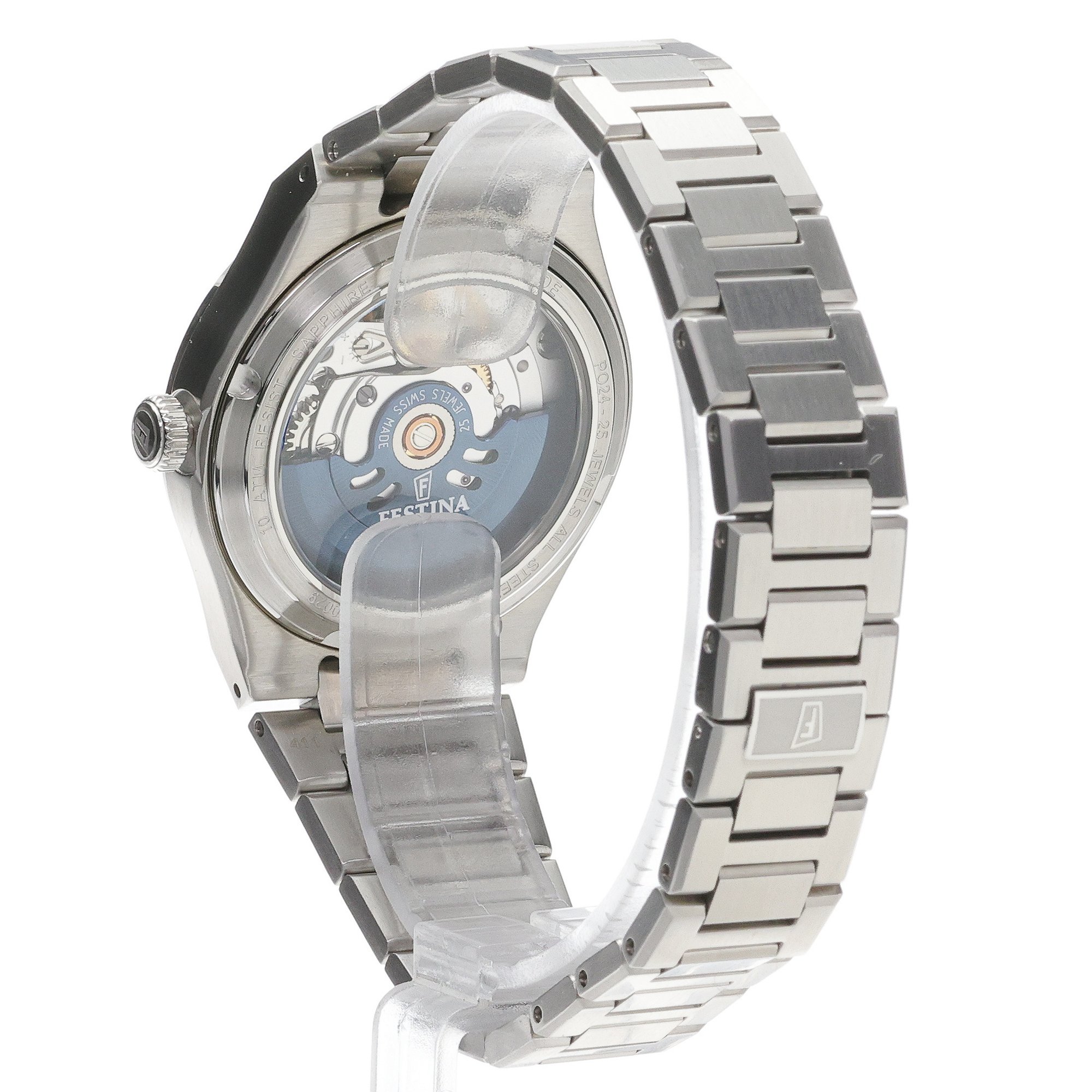 zegarek Festina F20029-6 automatyczny damski Swiss Made Swiss Made - miniatura 4