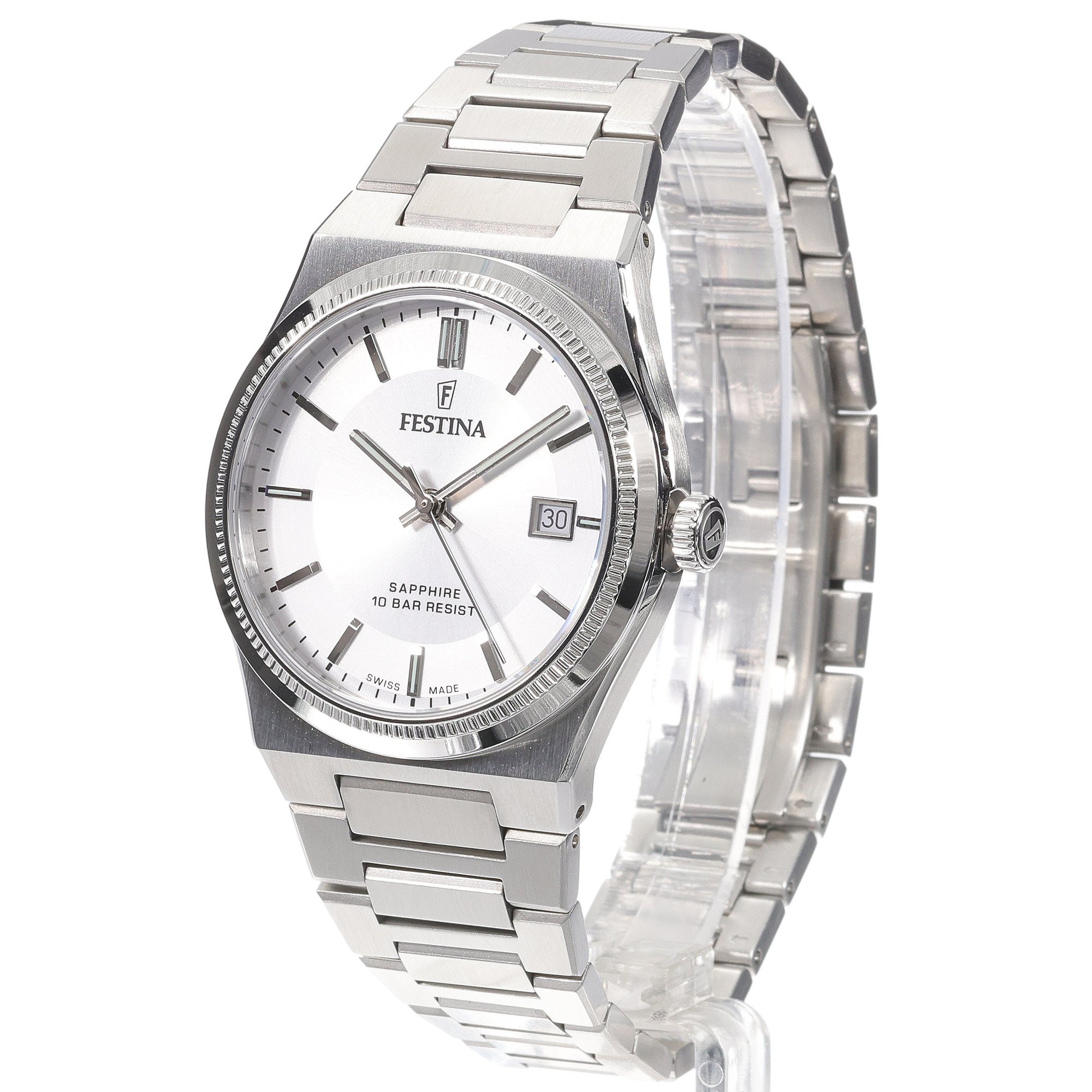 zegarek Festina F20034-1 srebrny Swiss Made - miniatura 2