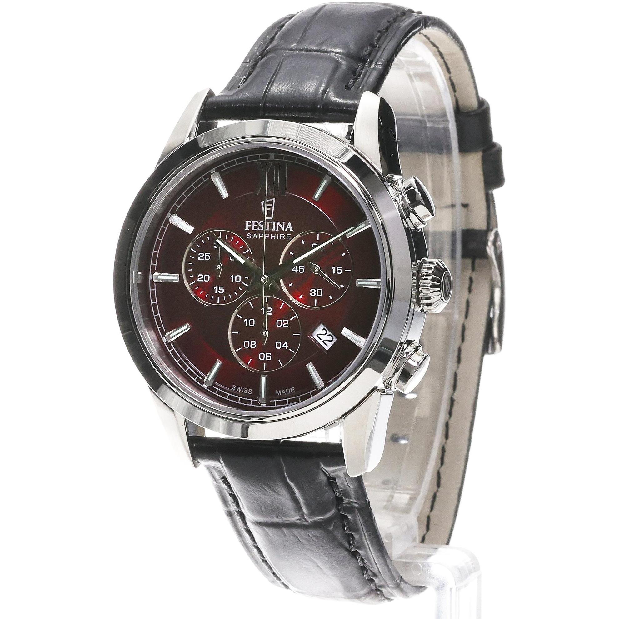 zegarek Festina F20041-5 srebrny Sport - miniatura 2