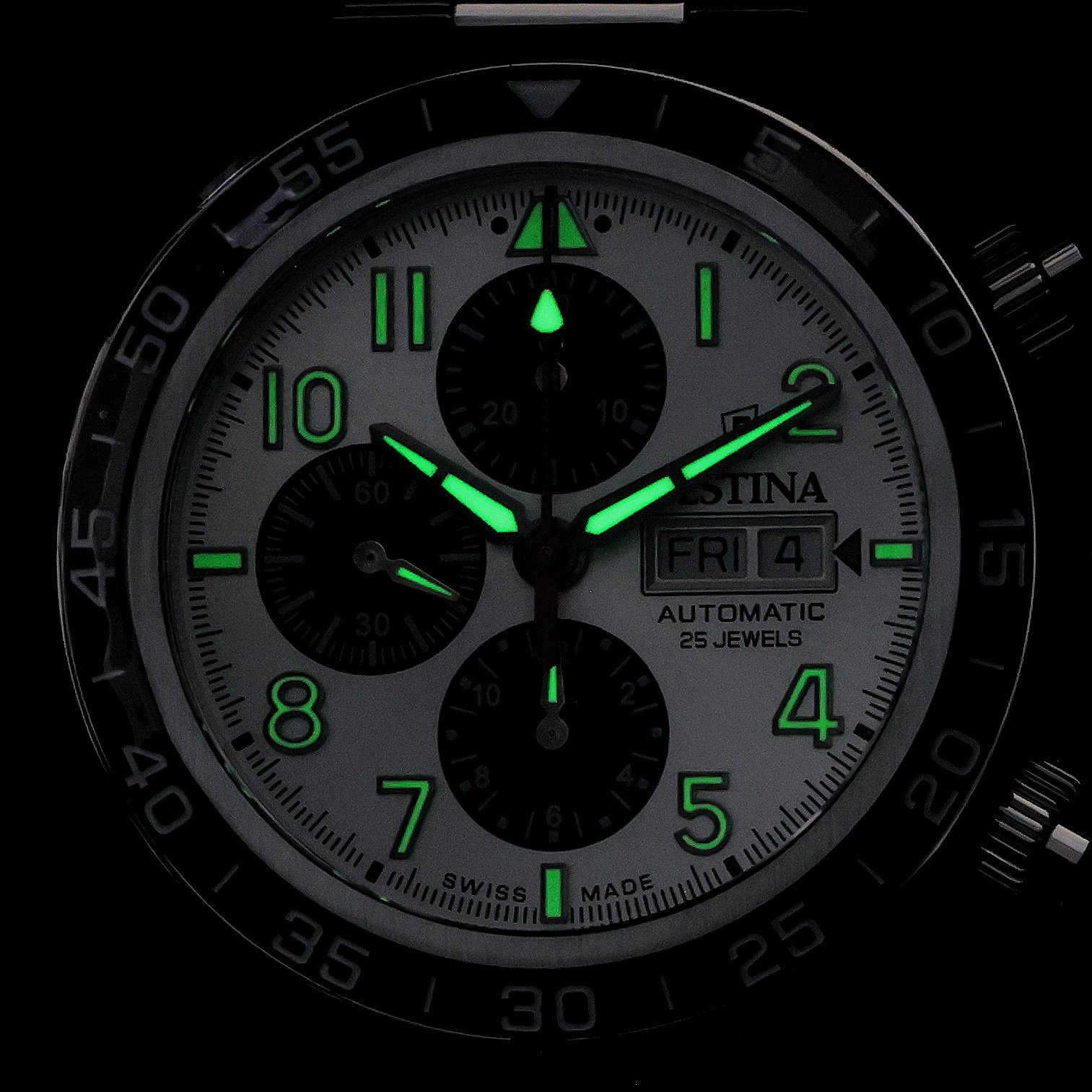 zegarek Festina F20055-1 srebrny Automatic