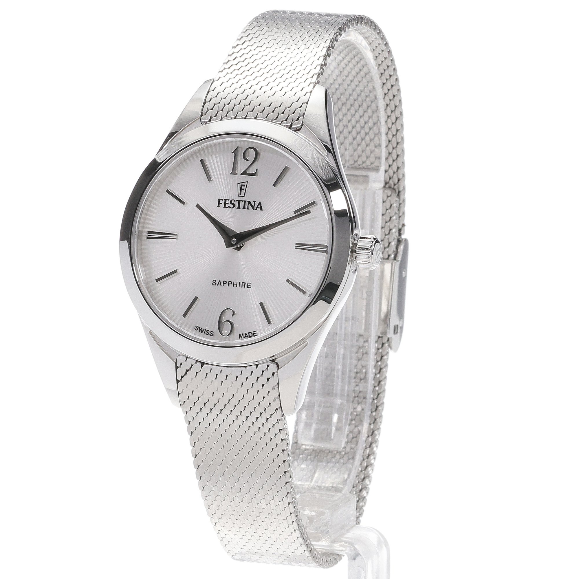 zegarek Festina F20076-1 srebrny Damskie