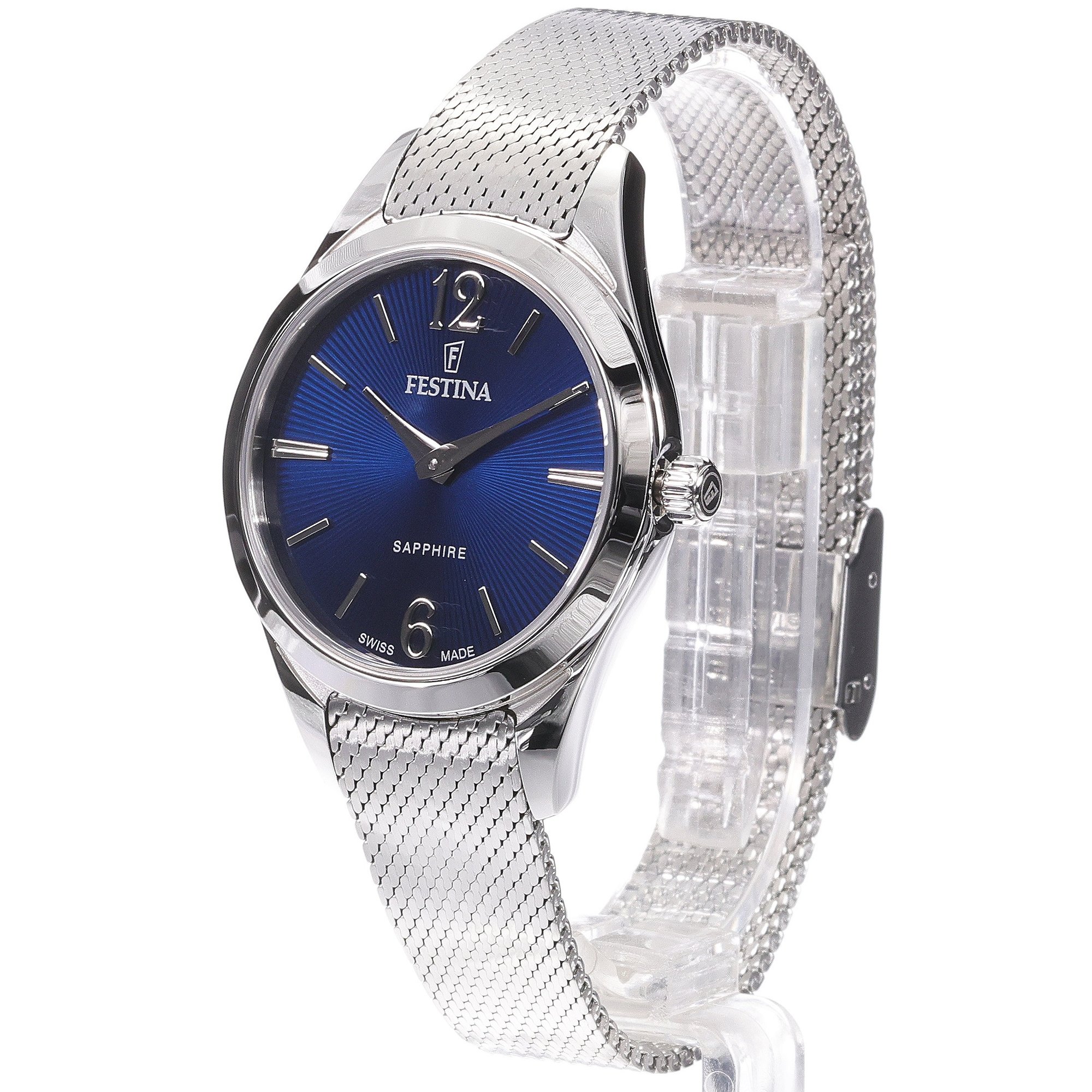 zegarek Festina F20076-3 srebrny Damskie