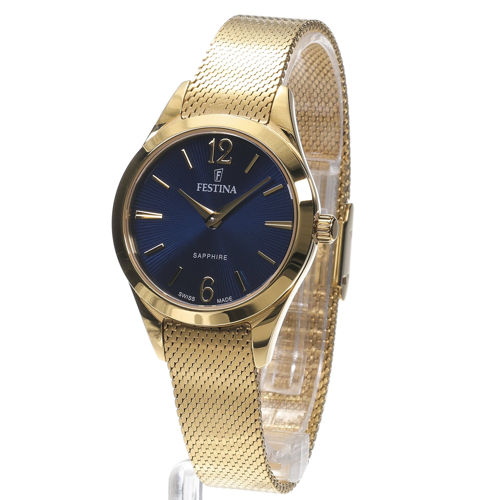 zegarek Festina F20077-4 złoty Damskie