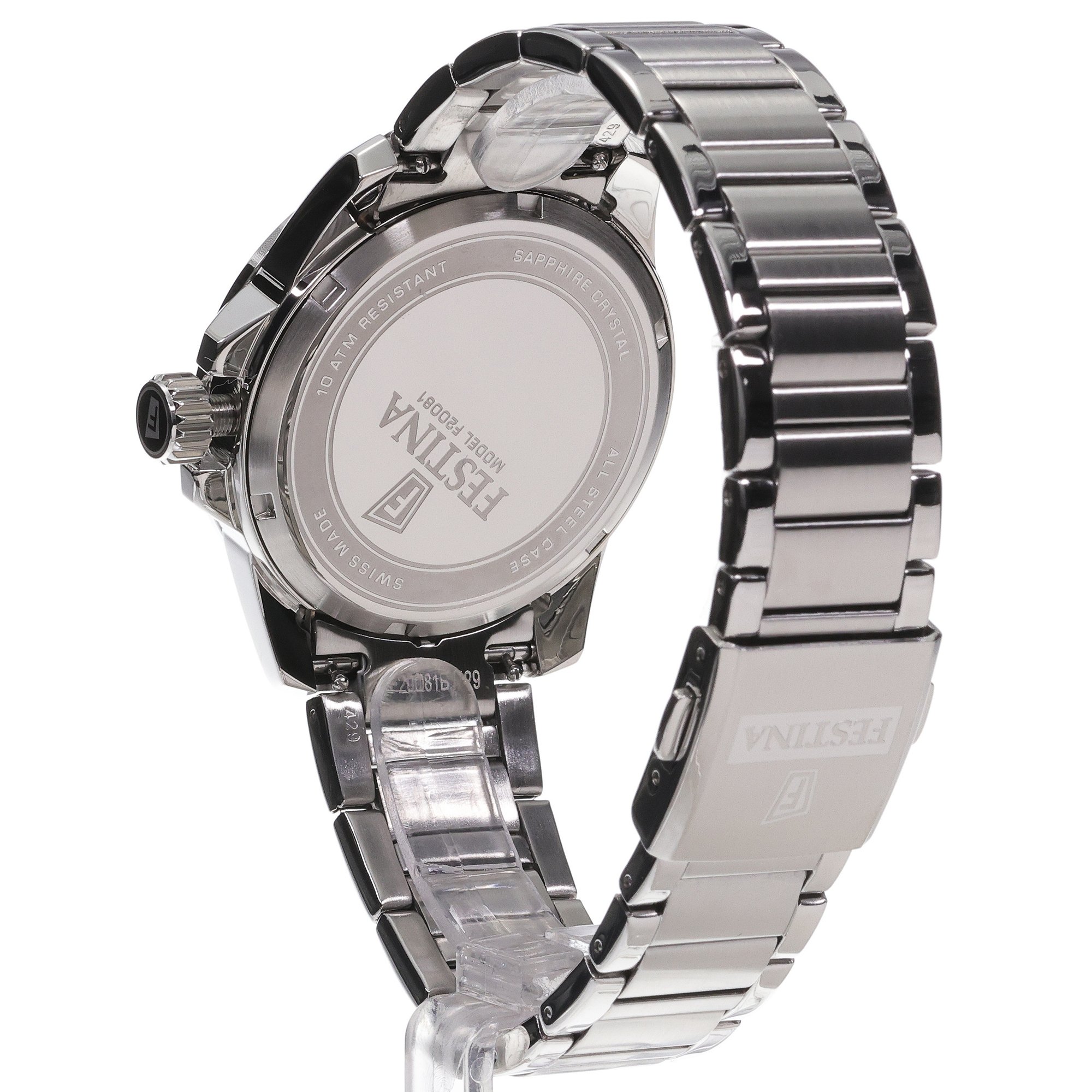 zegarek Festina F20081-2 srebrny Swiss Made - miniatura 4