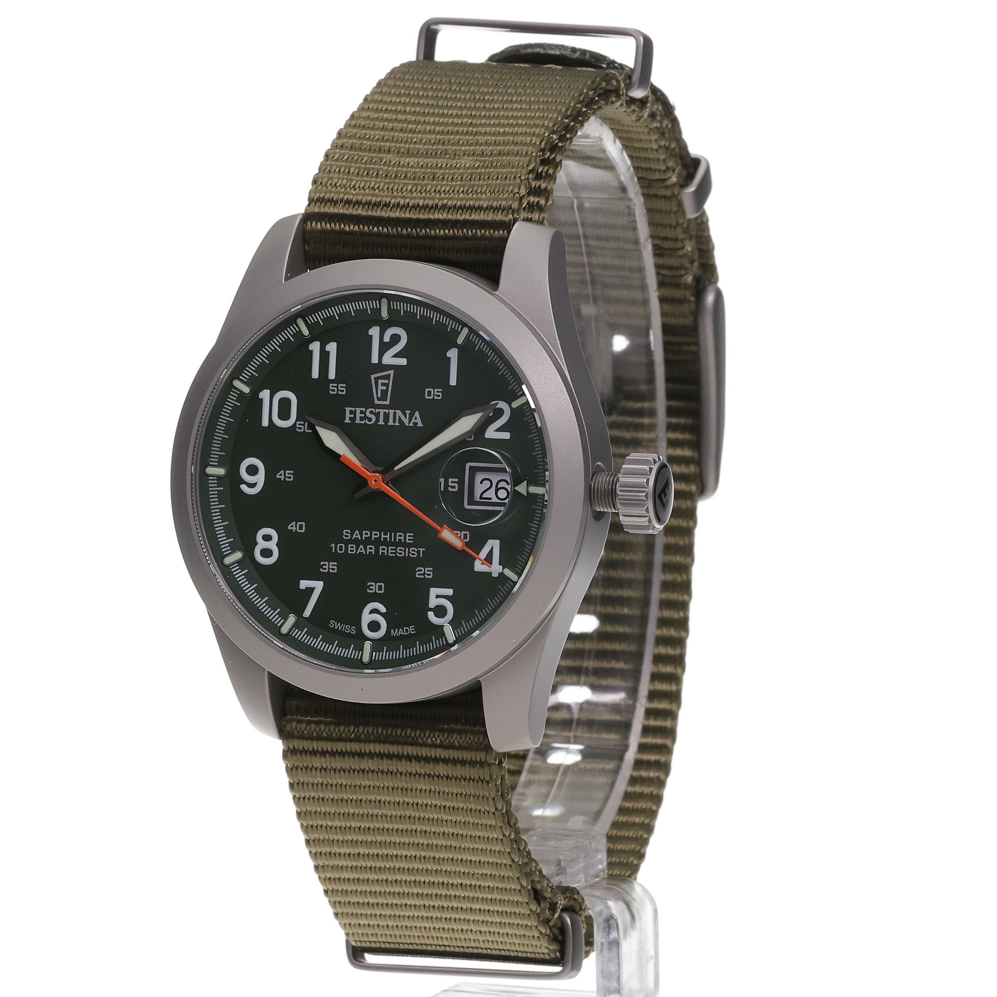 zegarek Festina F20082-2 Field Festina szafirowe