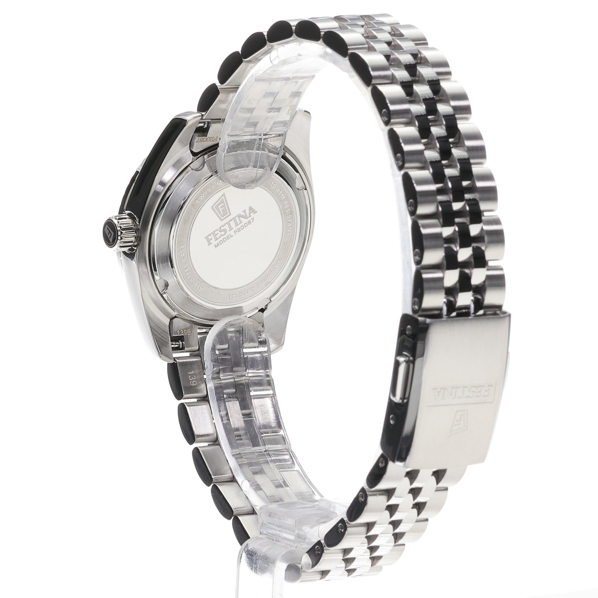 zegarek Festina F20087-6 srebrny Swiss Made - miniatura 4