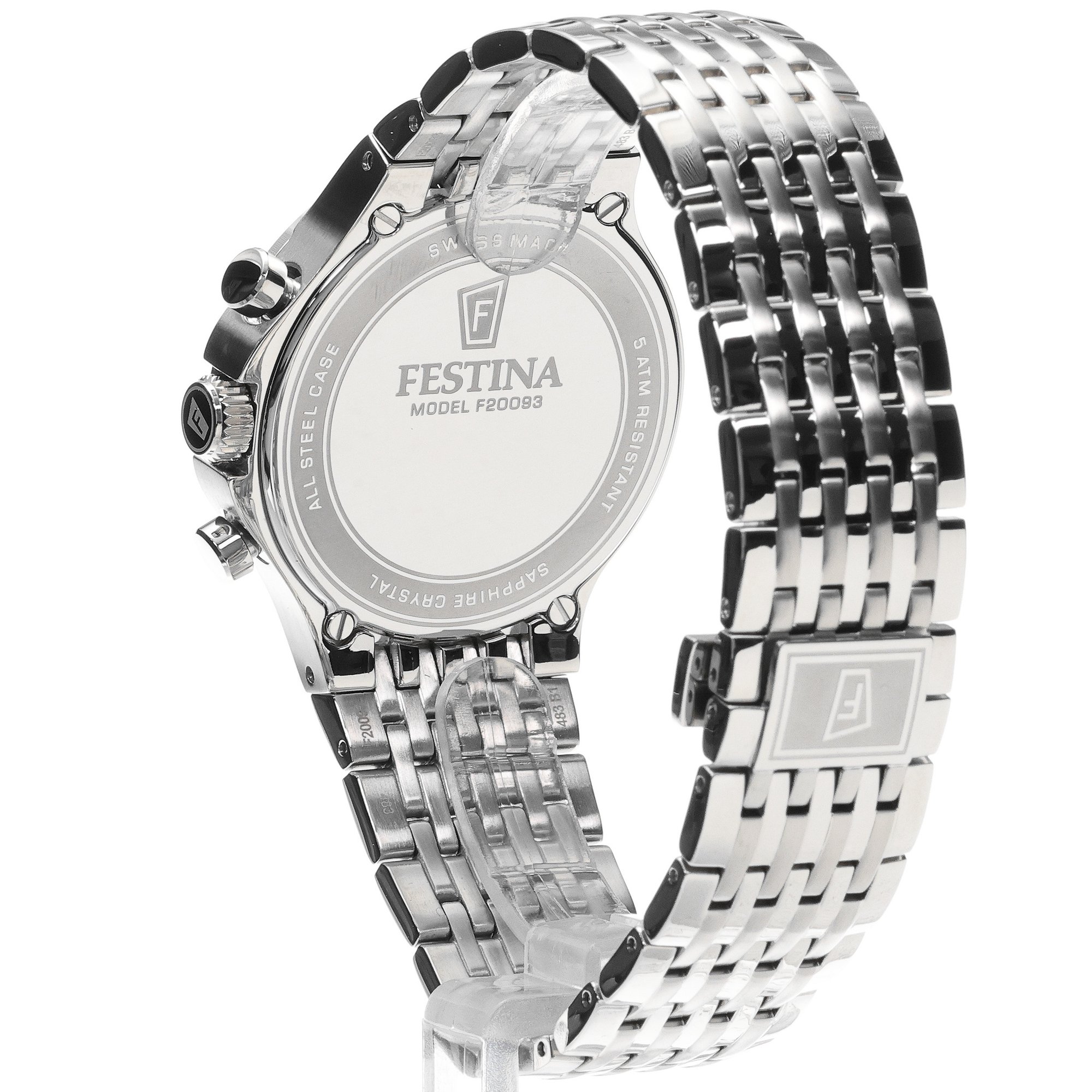 zegarek Festina F20093-5 kwarcowy męski Swiss Made Swiss Made Chrono - miniatura 4