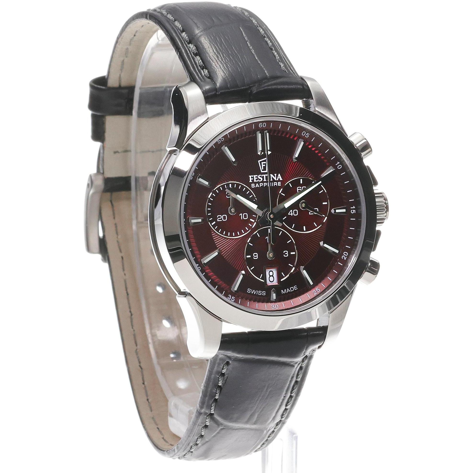 zegarek Festina F20094-6 srebrny Swiss Made - miniatura 3