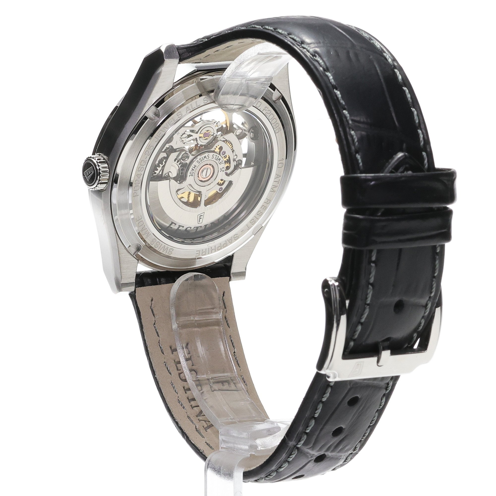 zegarek Festina F20095-3 automatyczny męski Swiss Made Swiss Made Skeleton Automatic