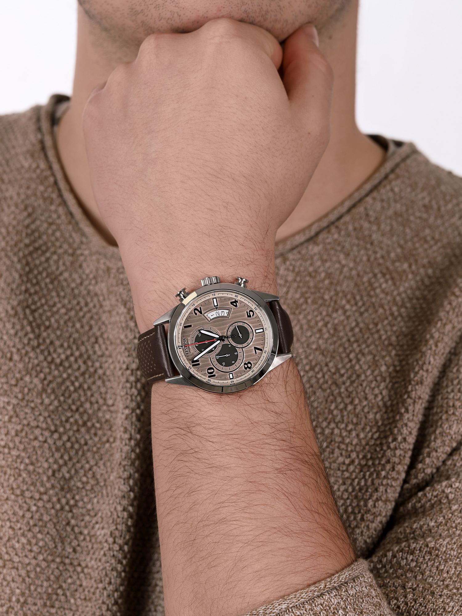zegarek Festina F20271-2 Chronograph męski z chronograf Chronograf - miniatura 3