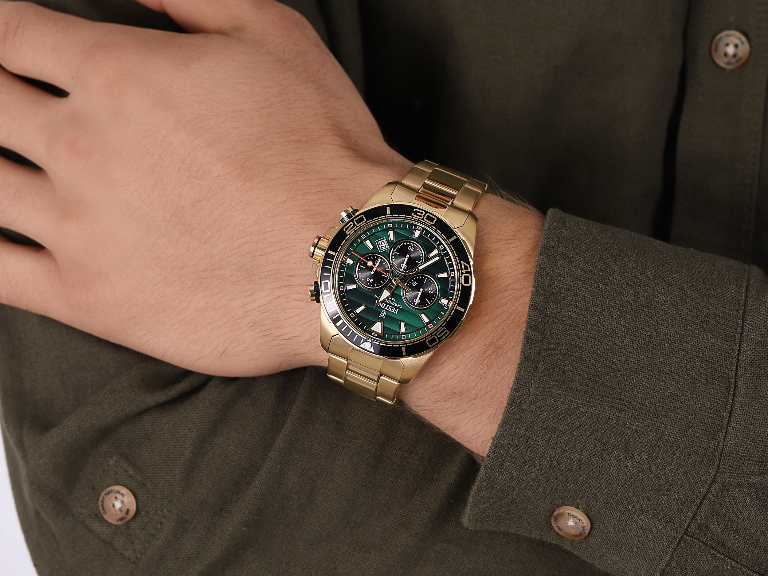 zegarek Festina F20364-4 Prestige Chronograph męski z chronograf Chronograf - miniatura 4
