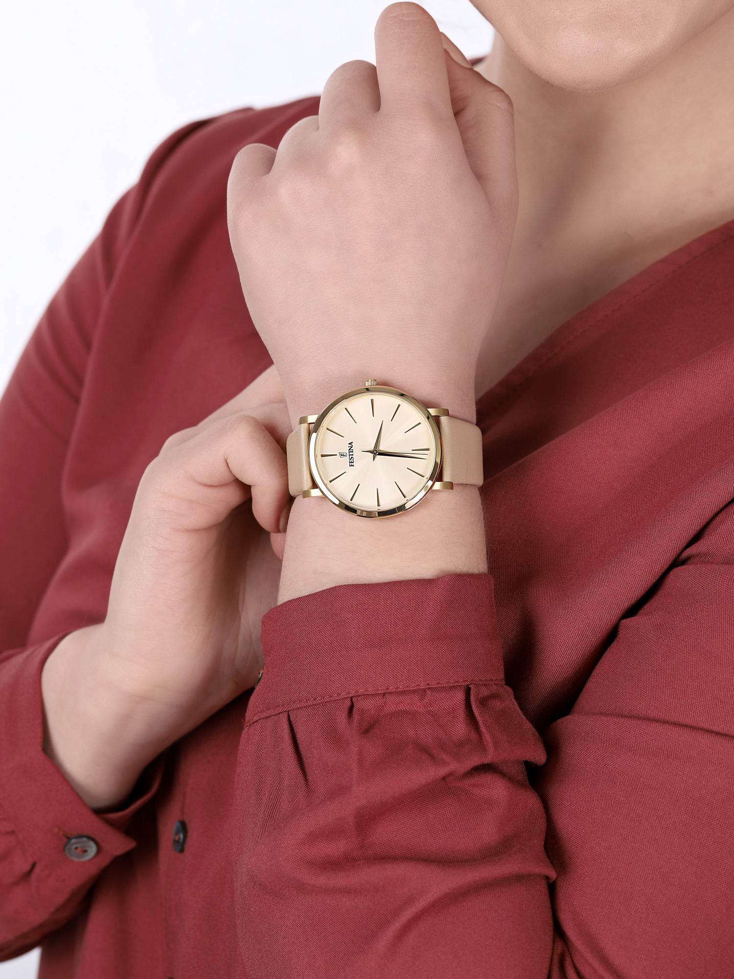 zegarek Festina F20372-2 kwarcowy damski Classic Boyfriend - miniatura 3