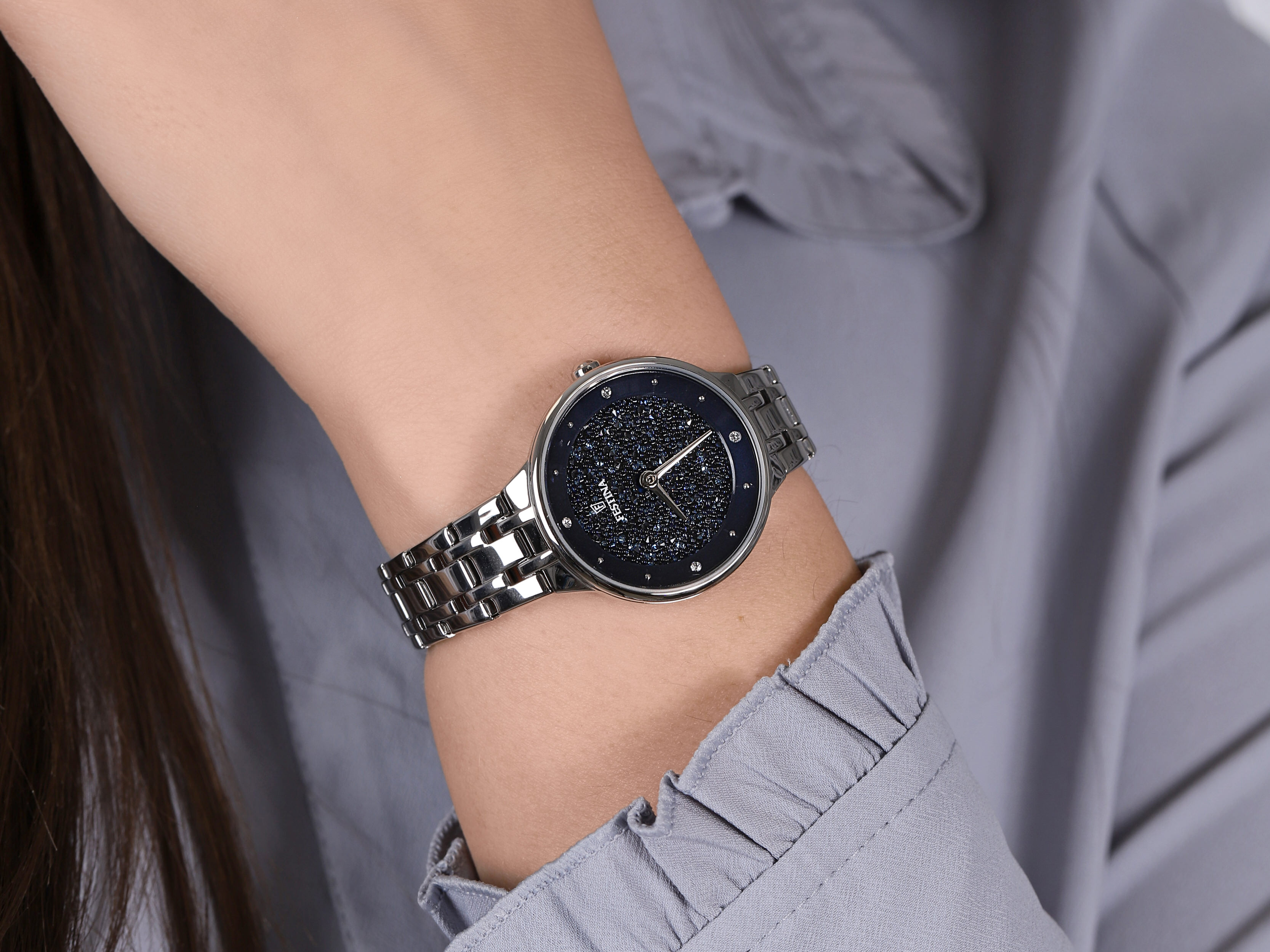 zegarek Festina F20382-2 srebrny Mademoiselle - miniatura 4