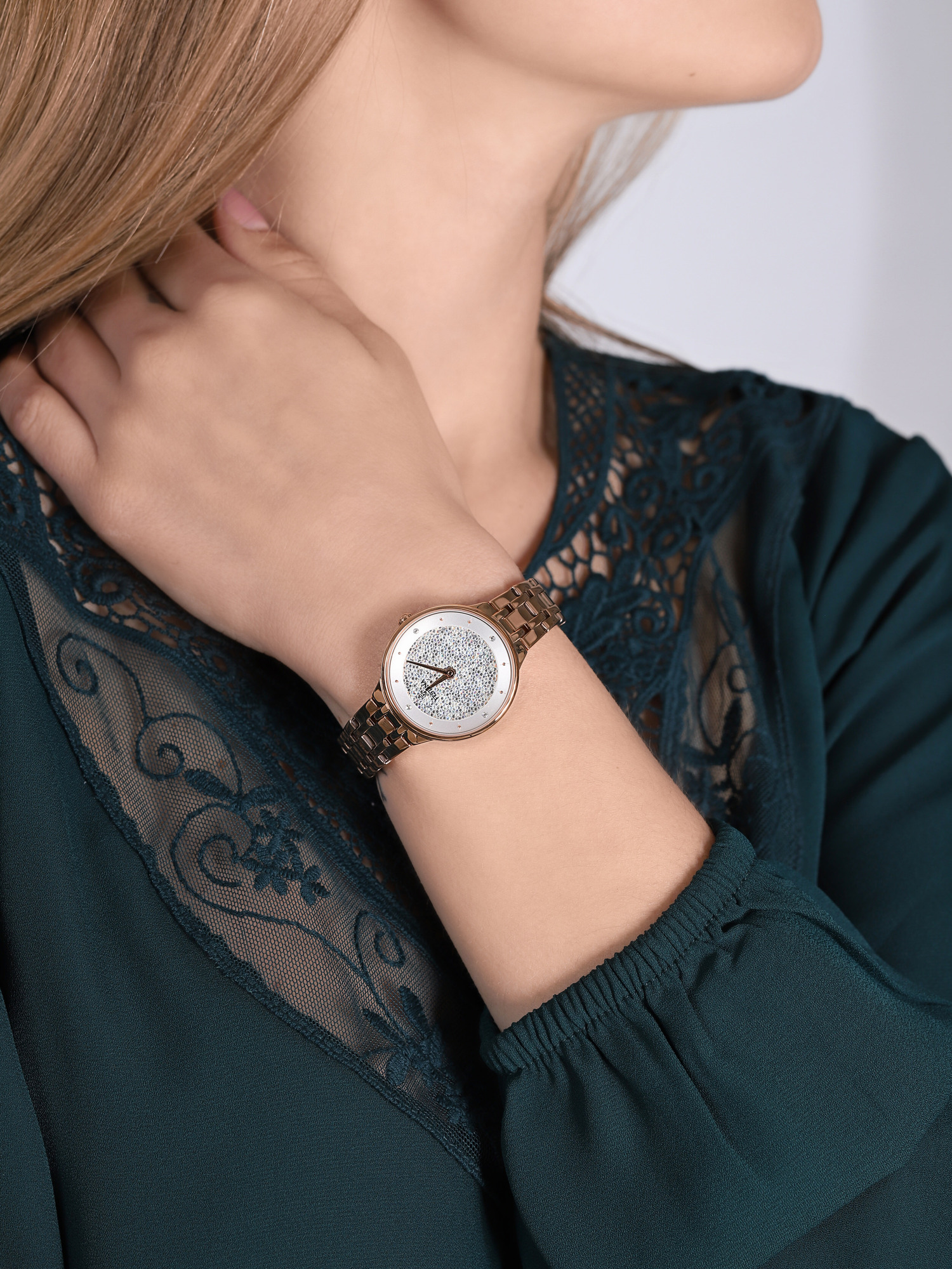 zegarek Festina F20384-1 różowe złoto Mademoiselle - miniatura 3