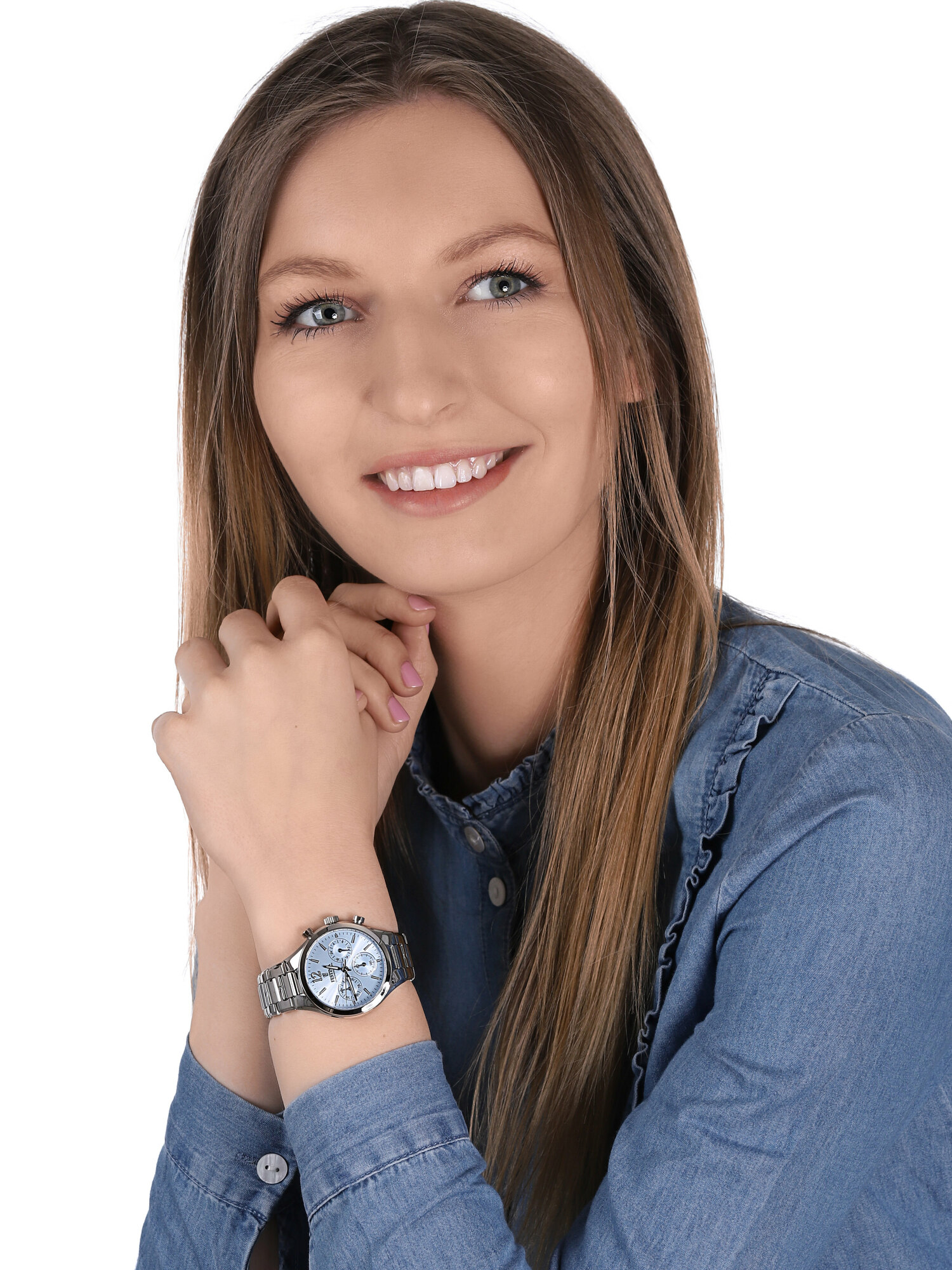 zegarek Festina F20391-3 kwarcowy damski Chronograf Boyfriend Chronograph - miniatura 2