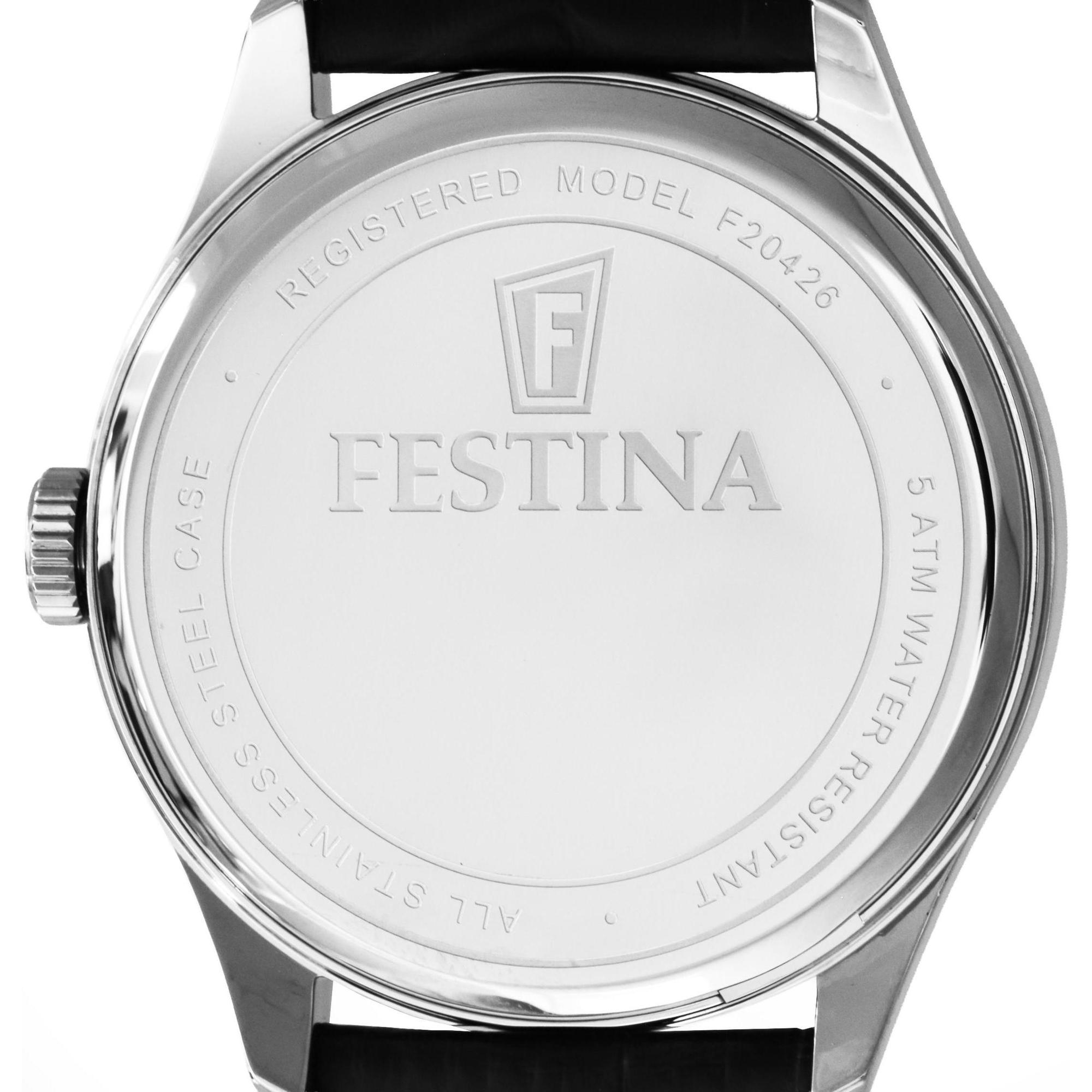 zegarek Festina F20426-2 kwarcowy męski Classic Classic - miniatura 6