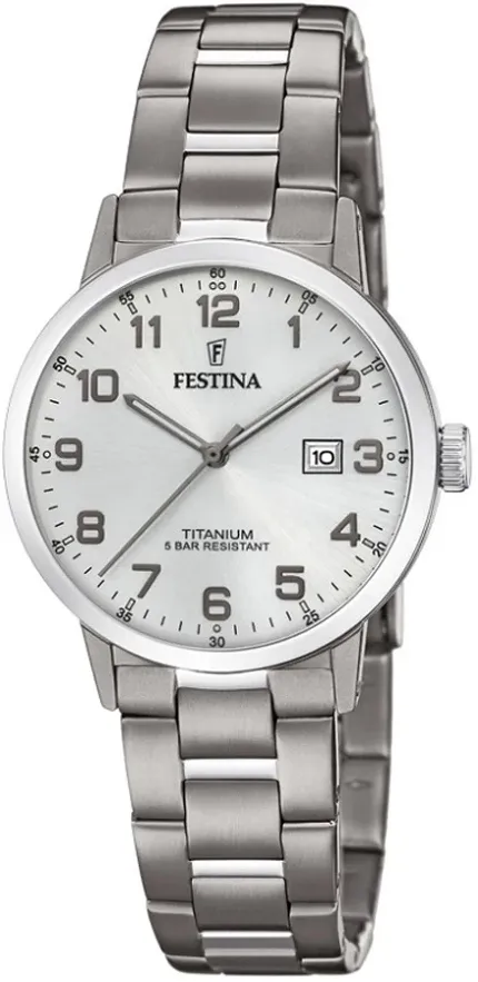 Festina F20436-1 Titanium Titanium Date - zdjęcie 1