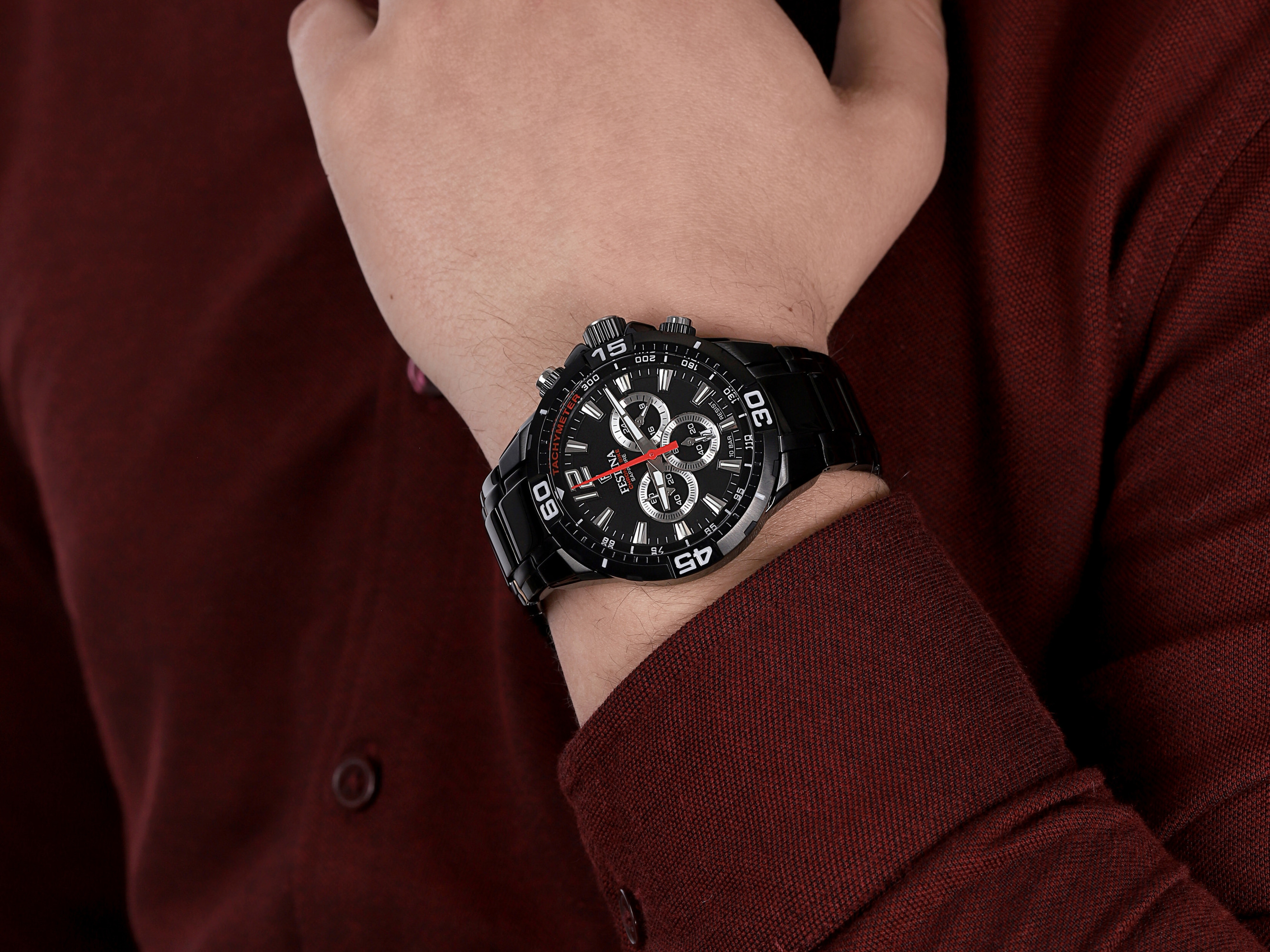 zegarek Festina F20528-1 kwarcowy męski Chrono Bike Chrono Bike Limited Edition 20 - miniatura 4