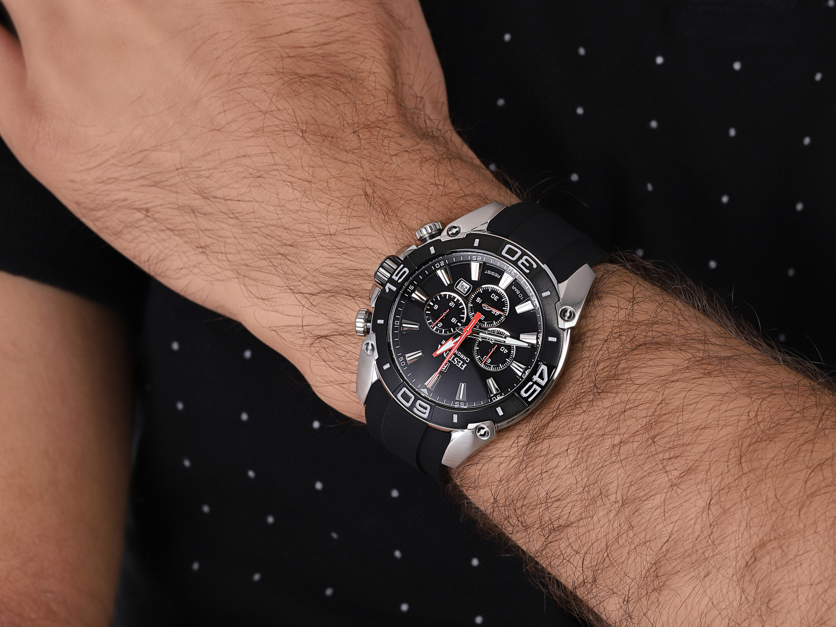 zegarek Festina F20544-1 CHRONO BIKE 21 męski z chronograf Chrono Bike - miniatura 4