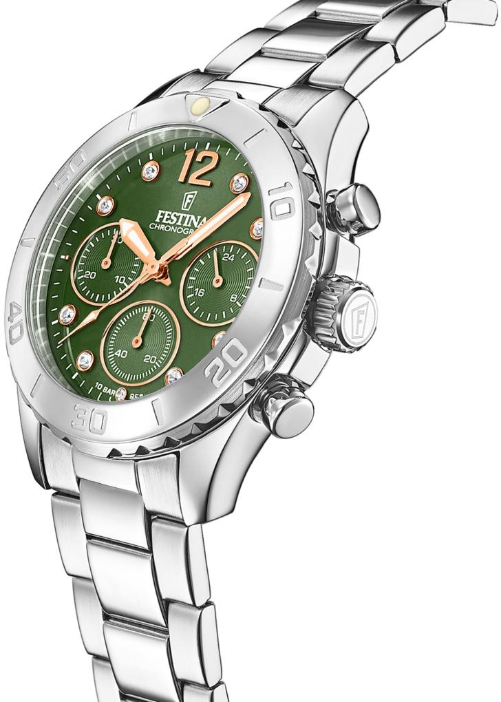 zegarek Festina F20603-5 Boyfriend Chronograph damski z chronograf Boyfriend - miniatura 2