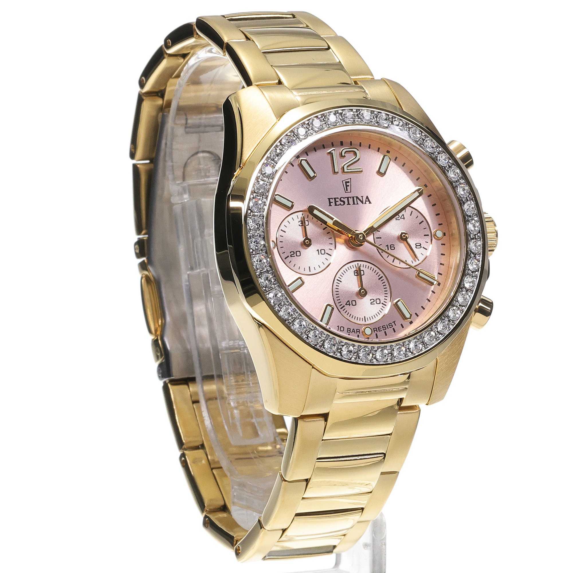 zegarek Festina F20609-4 Boyfriend damski z chronograf Boyfriend - miniatura 3