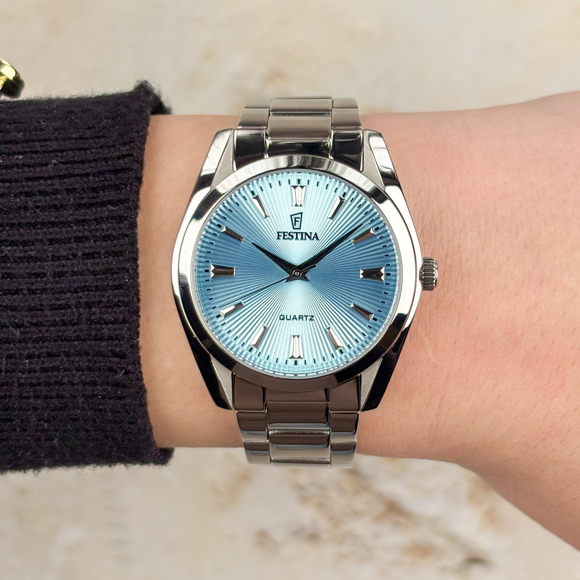 zegarek Festina F20622-P srebrny Boyfriend