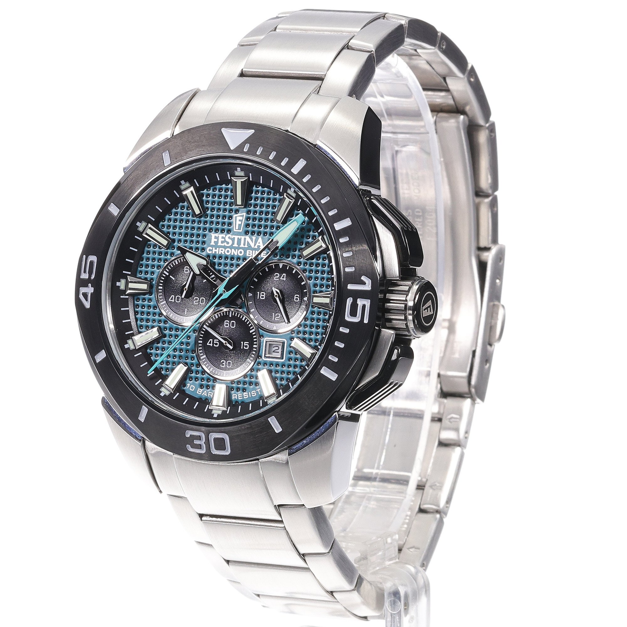 zegarek Festina F20641-3 srebrny Chrono Bike