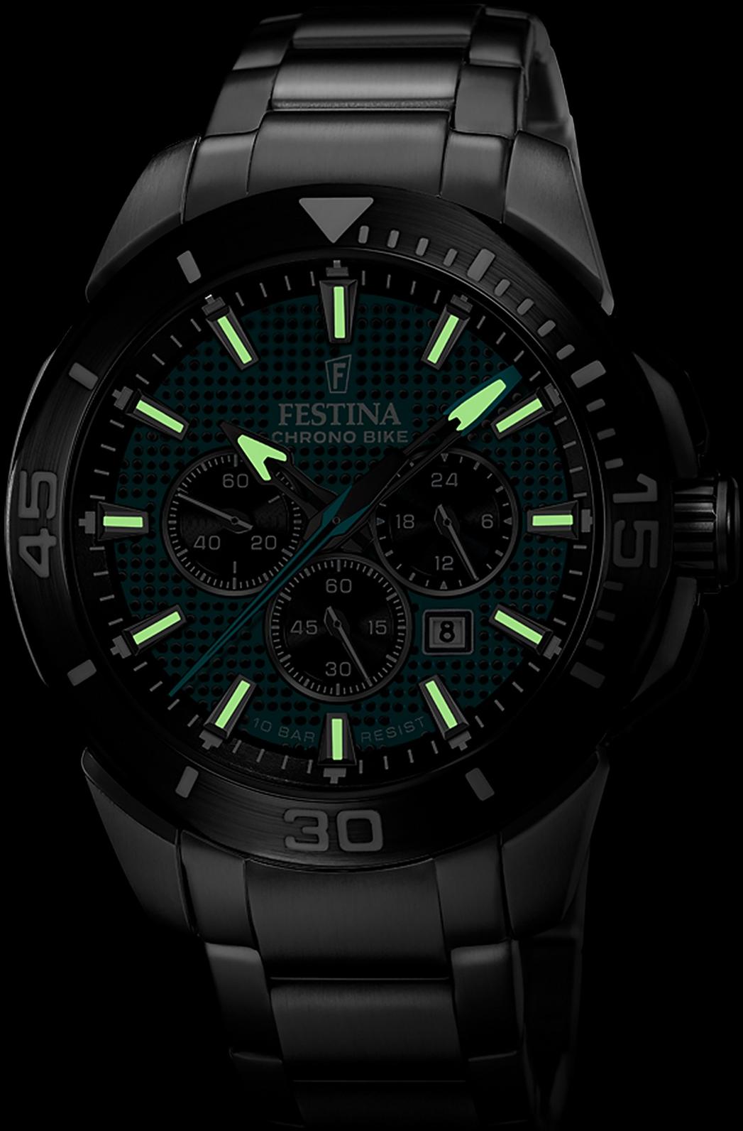 zegarek Festina F20641-3 srebrny Chrono Bike