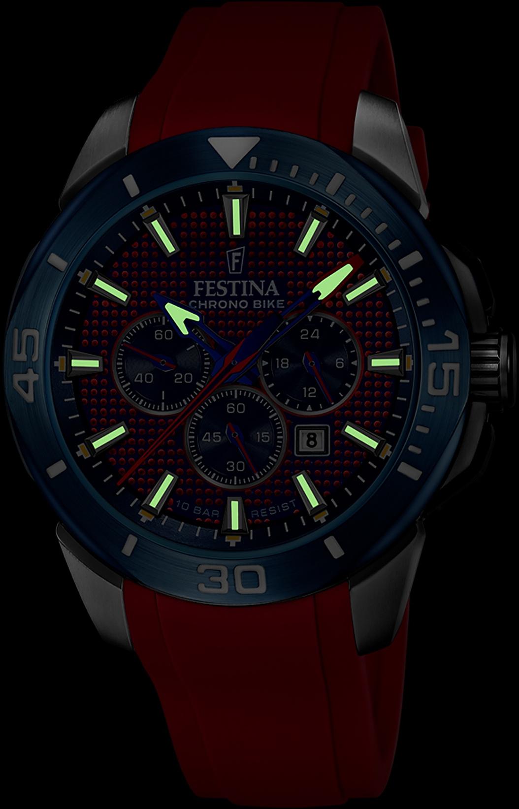 zegarek Festina F20642-2 Chrono Bike męski z chronograf Chrono Bike - miniatura 3