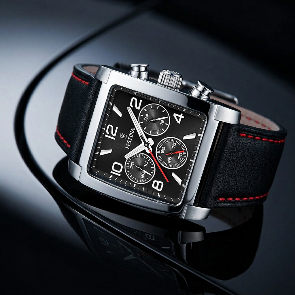 zegarek Festina F20653-3 Timeless Chronograph męski z chronograf Timeless Chronograph - miniatura 3