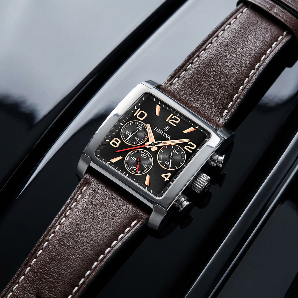 zegarek Festina F20653-4 Timeless Chronograph męski z chronograf Timeless Chronograph