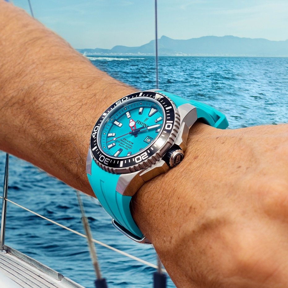 zegarek Festina F20664-5 srebrny Diver - miniatura 7