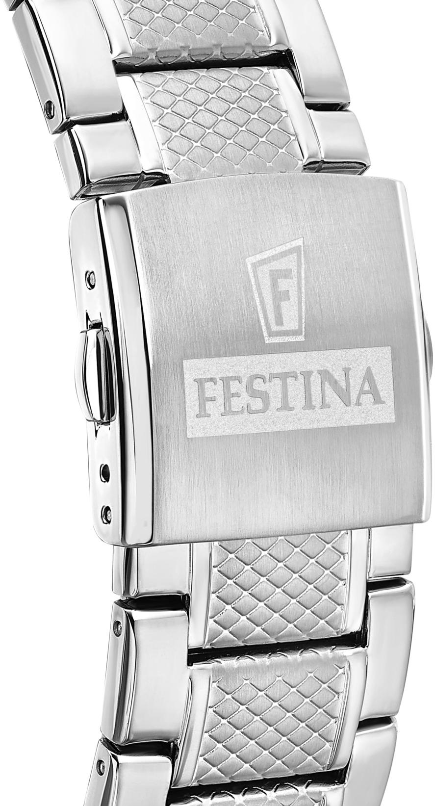 zegarek Festina F20668-2 srebrny Timeless Chronograph