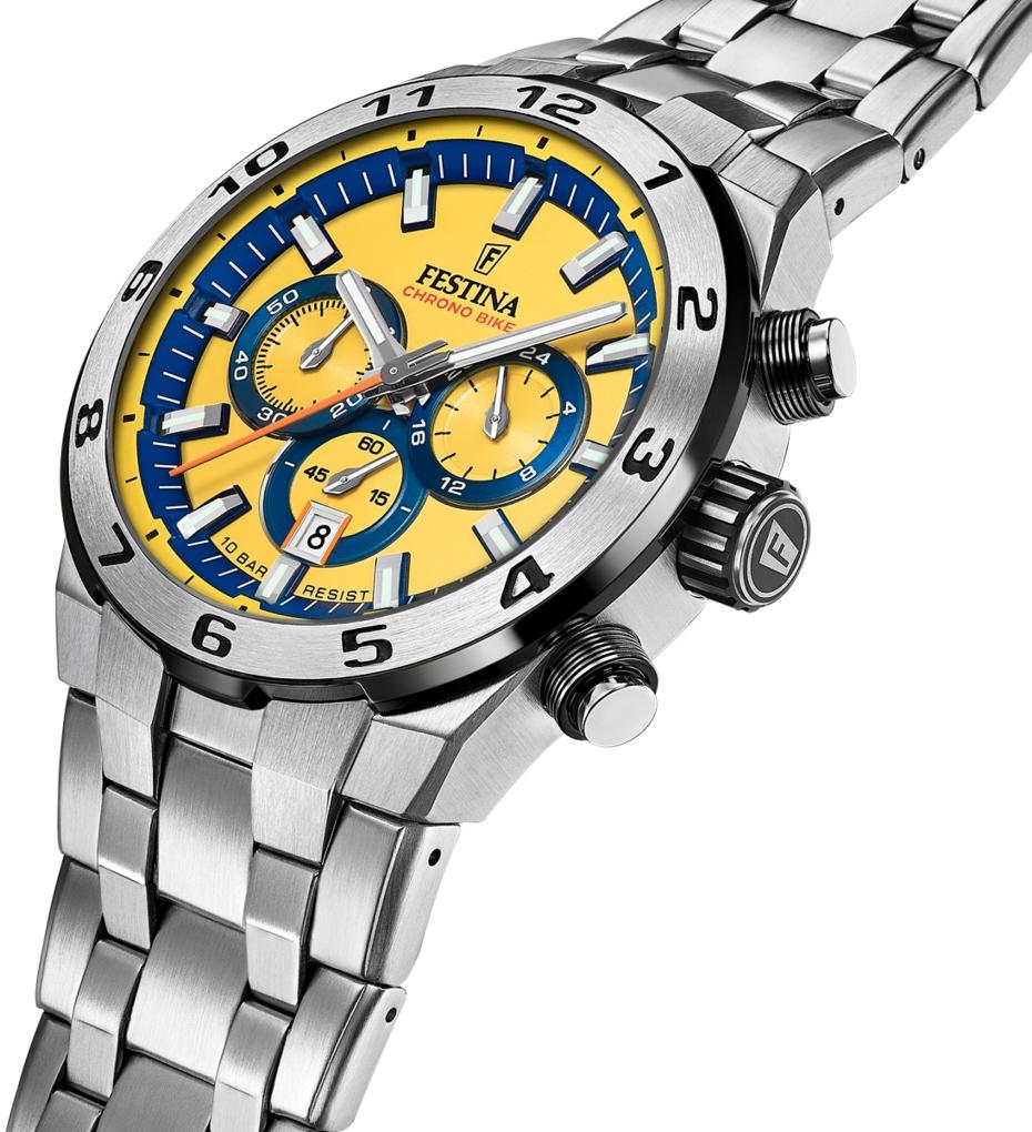 zegarek Festina F20670-4 CHRONO BIKE 2024 męski z chronograf Chrono Bike - miniatura 3
