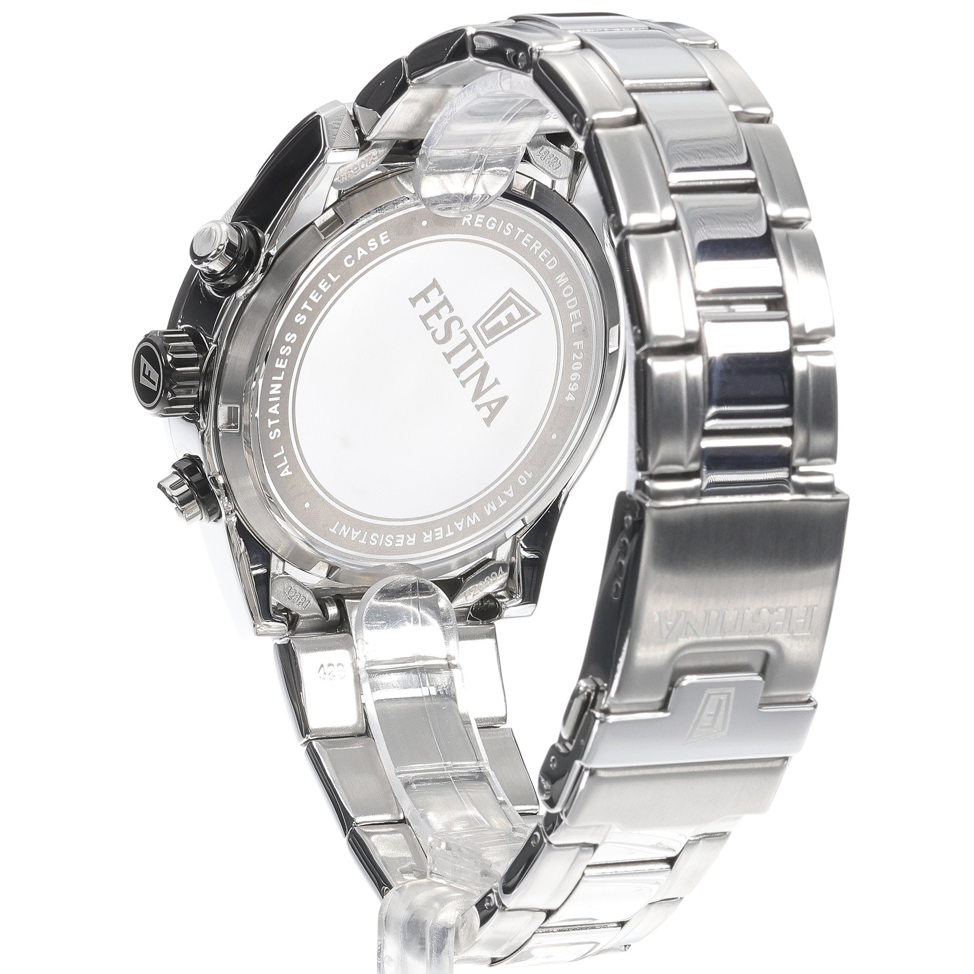zegarek Festina F20694-1 Timeless Chronograph męski z tachometr Timeless Chronograph - miniatura 4