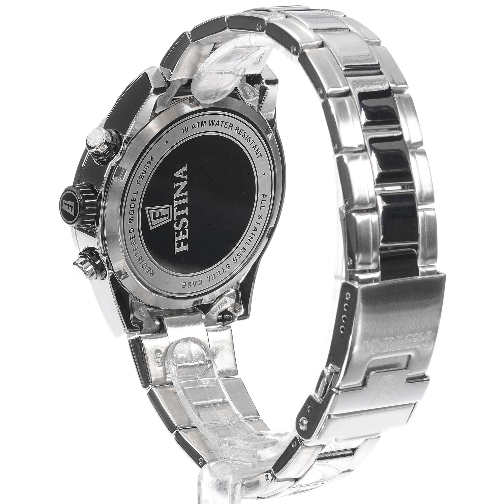 zegarek Festina F20694-2 Timeless Chronograph męski z tachometr Timeless Chronograph - miniatura 4