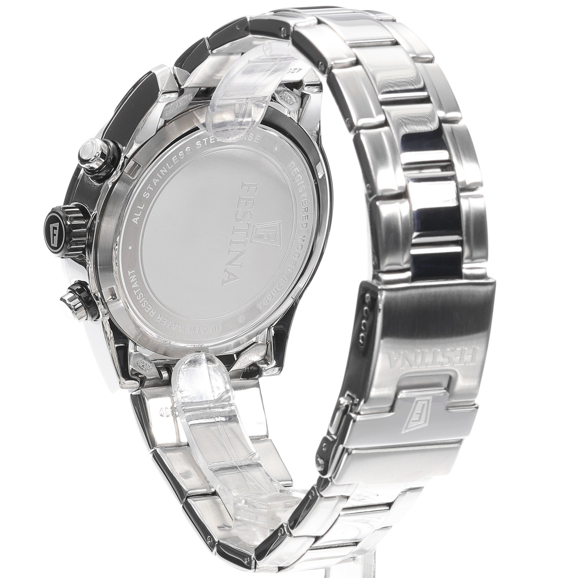 zegarek Festina F20694-5 Timeless Chronograph męski z tachometr Timeless Chronograph - miniatura 4