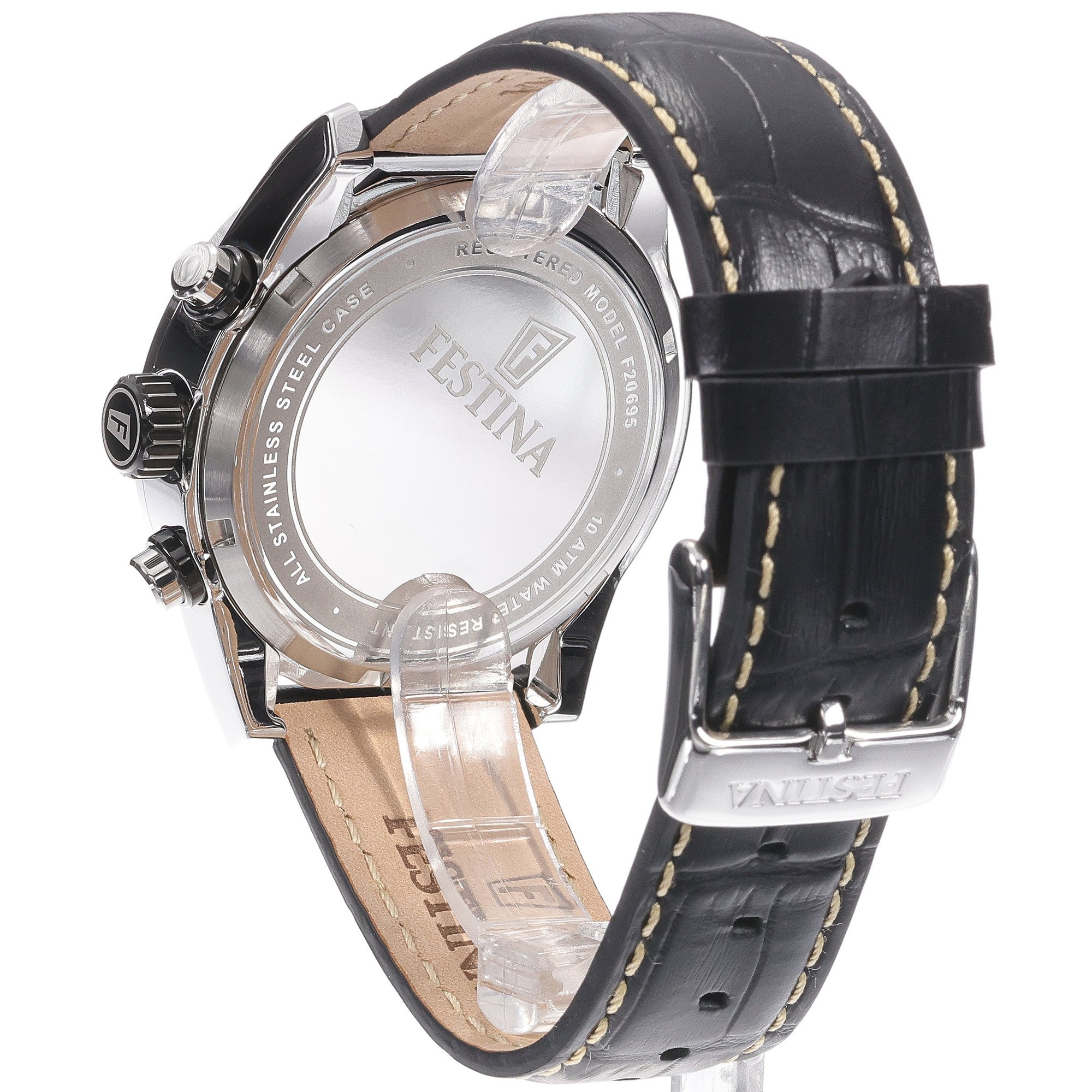 zegarek Festina F20695-1 Timeless Chronograph męski z tachometr Timeless Chronograph - miniatura 4