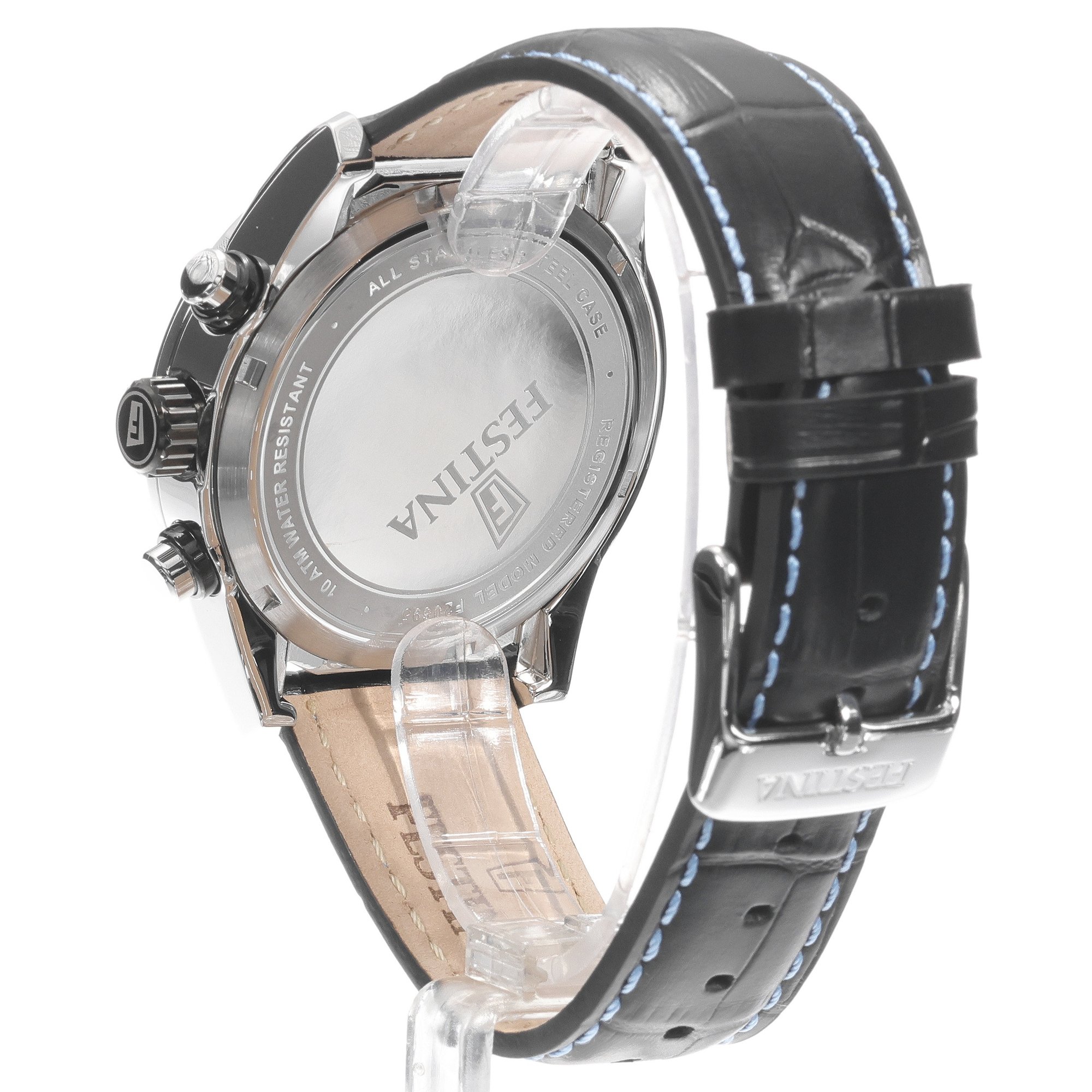 zegarek Festina F20695-2 Timeless Chronograph męski z tachometr Timeless Chronograph - miniatura 4