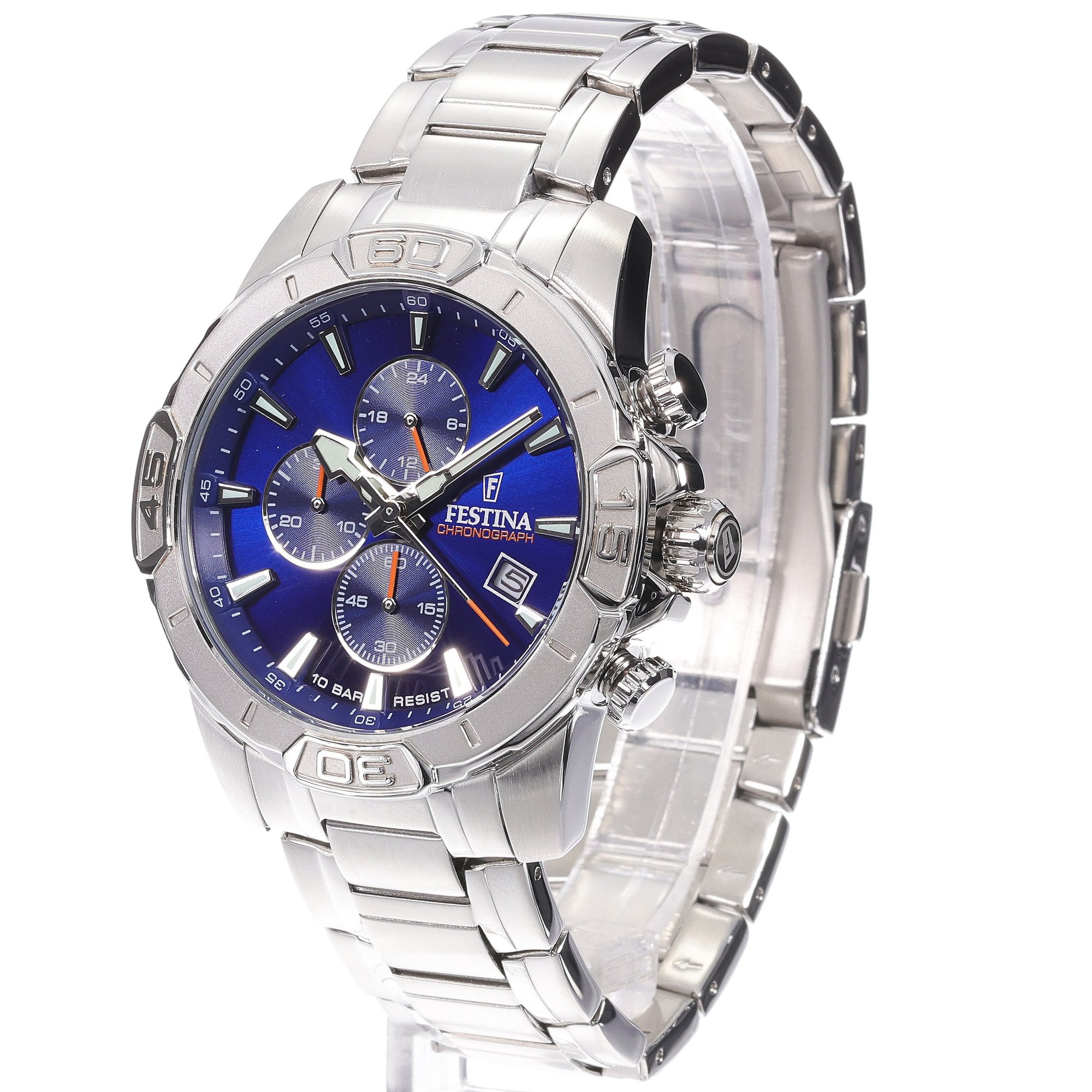 zegarek Festina F20704-2 kwarcowy męski Timeless Chronograph Timeless Chronograph - miniatura 2